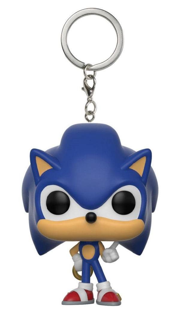 Funko Schlüsselanhänger Keychain - Sonic the Hedgehoc with Ring #20289