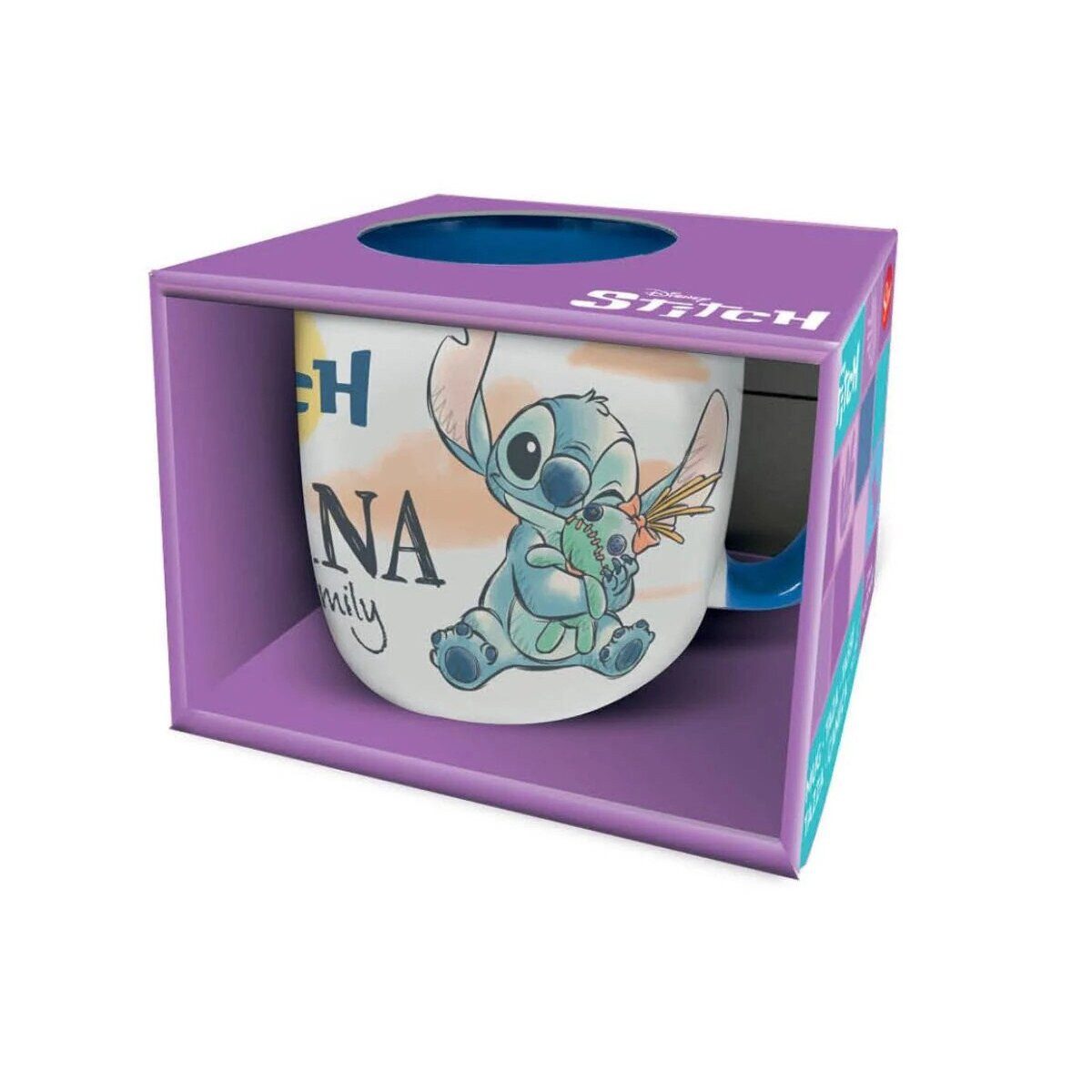 Lilo & Stitch Tasse Lilo und Stitch Ohana Elite Porzellanbecher 400 ml, 1-tlg. – Bild 4 von 4