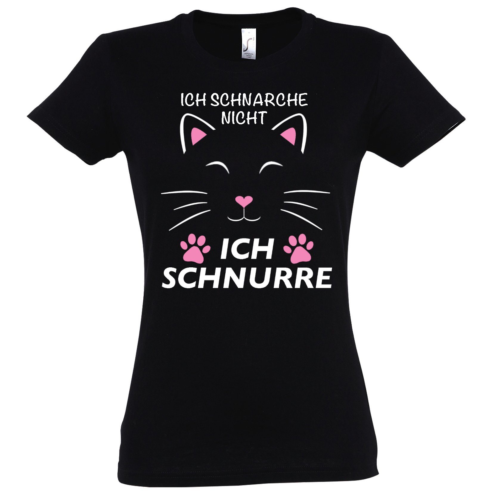 Youth Designz Print-Shirt Schnarchen Schnurren Katze Damen T-Shirt mit lust günstig online kaufen