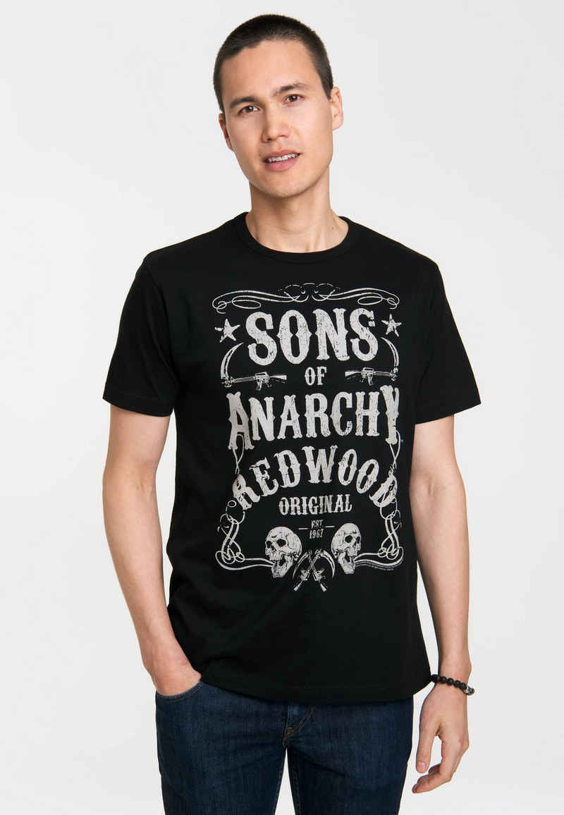 LOGOSHIRT T-Shirt Sons of Anarchy Redwood Original mit Sons of Anarchy-Print