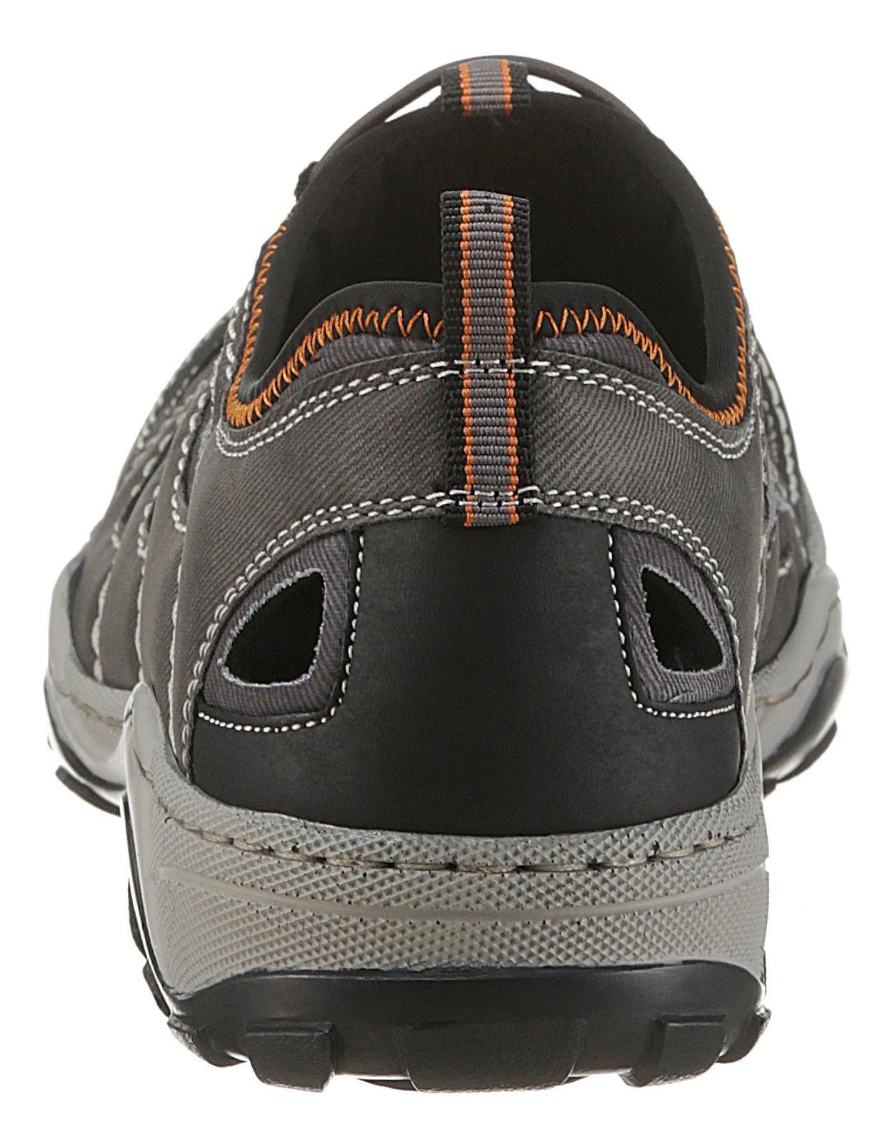 Rieker Slipper Trekking Schuh, Sandale, Sommerschuh mit praktischem Gummizu günstig online kaufen
