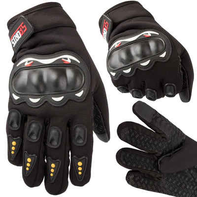 Verkgroup Motorradhandschuhe Sommer-Touch-Motorradhandschuhe für Motocross Enduro Quad Downhil (1 Paar Motorradhandschuhe-Set, 1 Paar Motorradhandschuhe) Schutzbeschichtung an Knöcheln, wasserdichtes Material, rutschfest