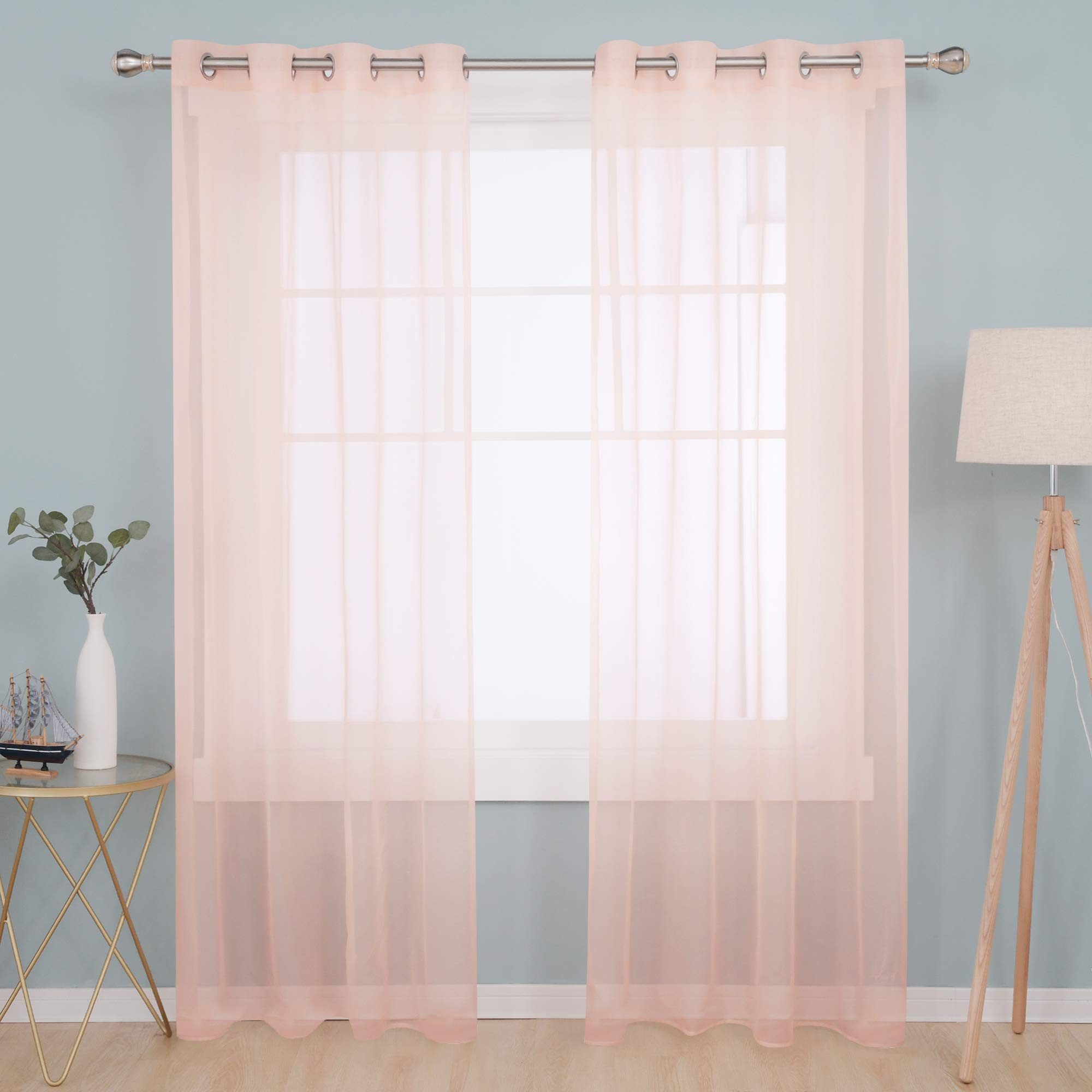 Deconovo Vorhang Transparent Voile Gardinen mit günstig online kaufen