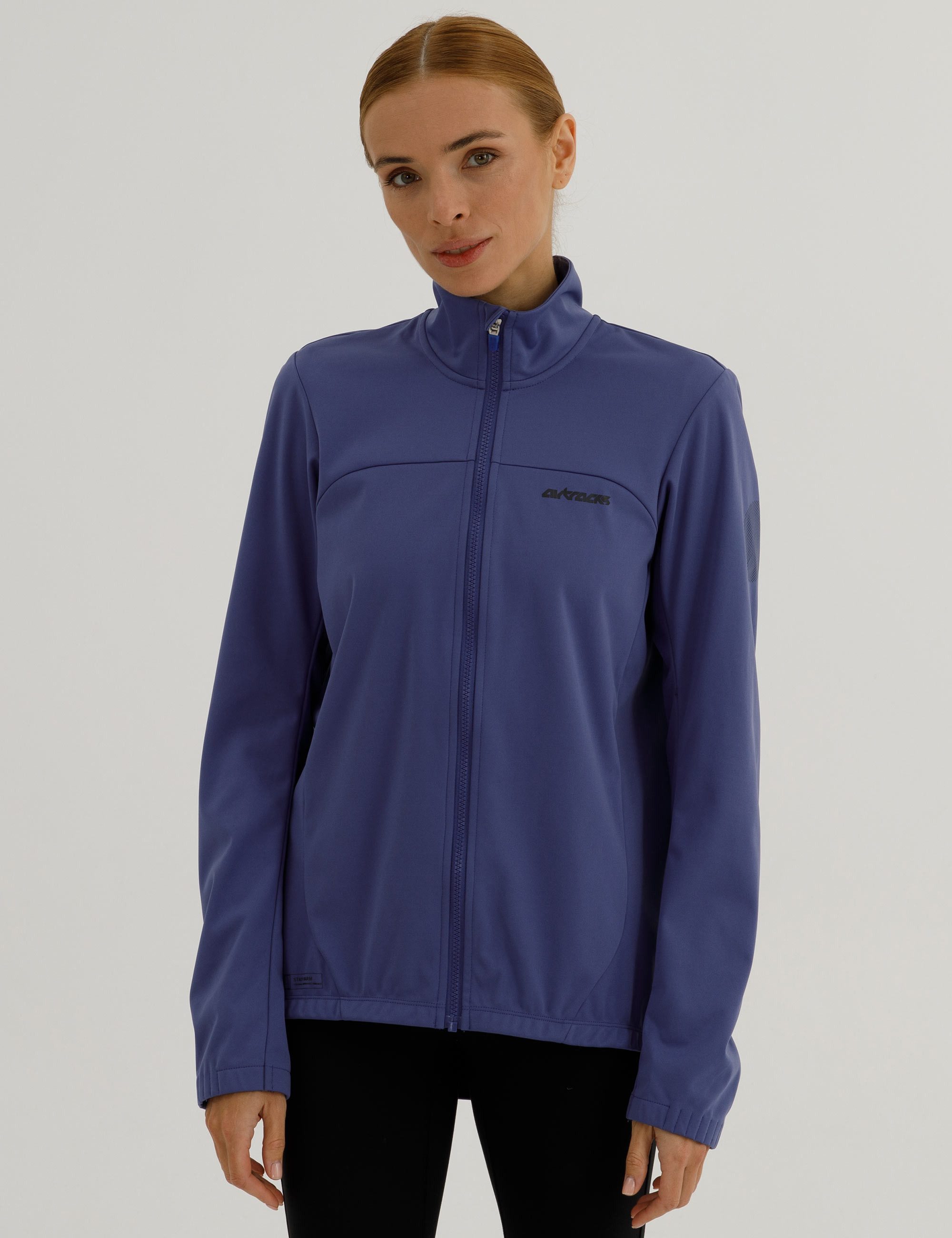Airtracks Fahrradjacke Damen Winter Thermo Softshell Fahrradjacke Advance Line (für die kalte Jahreszeit Herbst-Winter » XS S M L Xl XXL XXXL «) Softshell - Wind und Wasserdicht, Funktions Jacke
