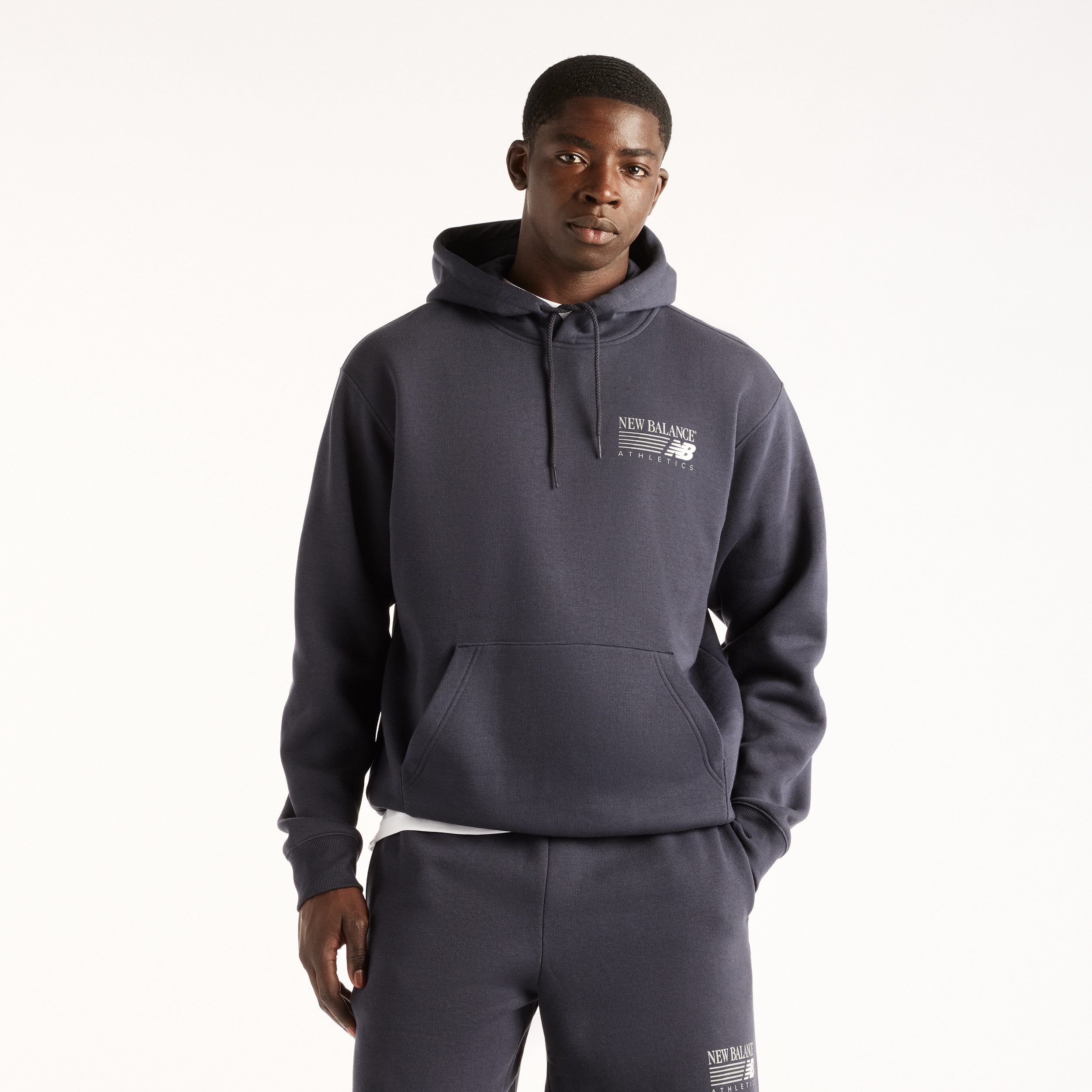 New Balance Kapuzensweatshirt REIMAGINED FLEECE HOODIE aus Baumwolle und Polyester, in den Größen S bis XXL