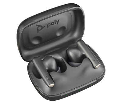 Poly BT Headset Voyager Free 60 USB-C/A Wireless-Headset (Active Noise Cancelling (ANC), Bluetooth, Active Noise Canceling)