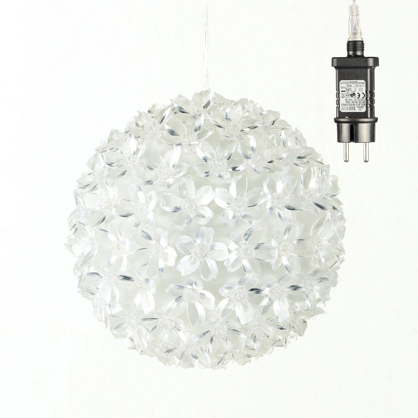 GartenHero LED-Lichterkette Lichterkugel 100 LED Lampen Lichtkugel Leuchtkugel Weihnachten