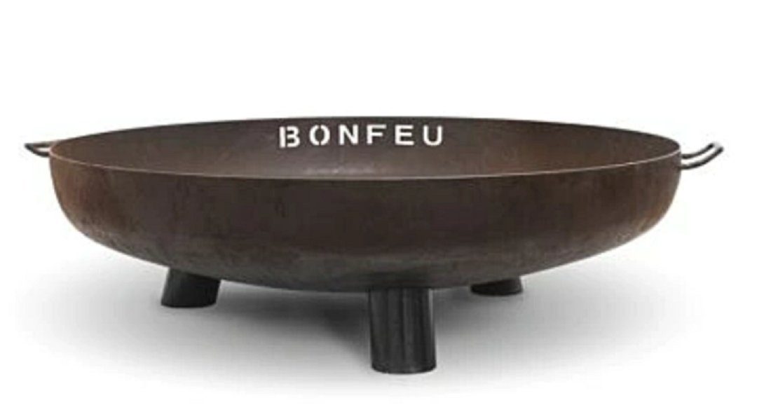 BonFeu Feuerschale BonBowl Plus CortenStahl, (Einzelschale), mit Entwässerungslöchern