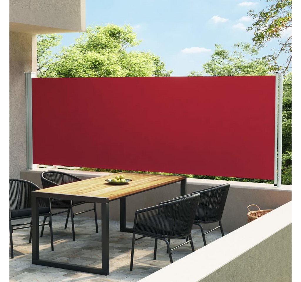 Thumbnail - furnicato Markise Seitenmarkise Ausziehbar 600x160 cm Rot (1-St)