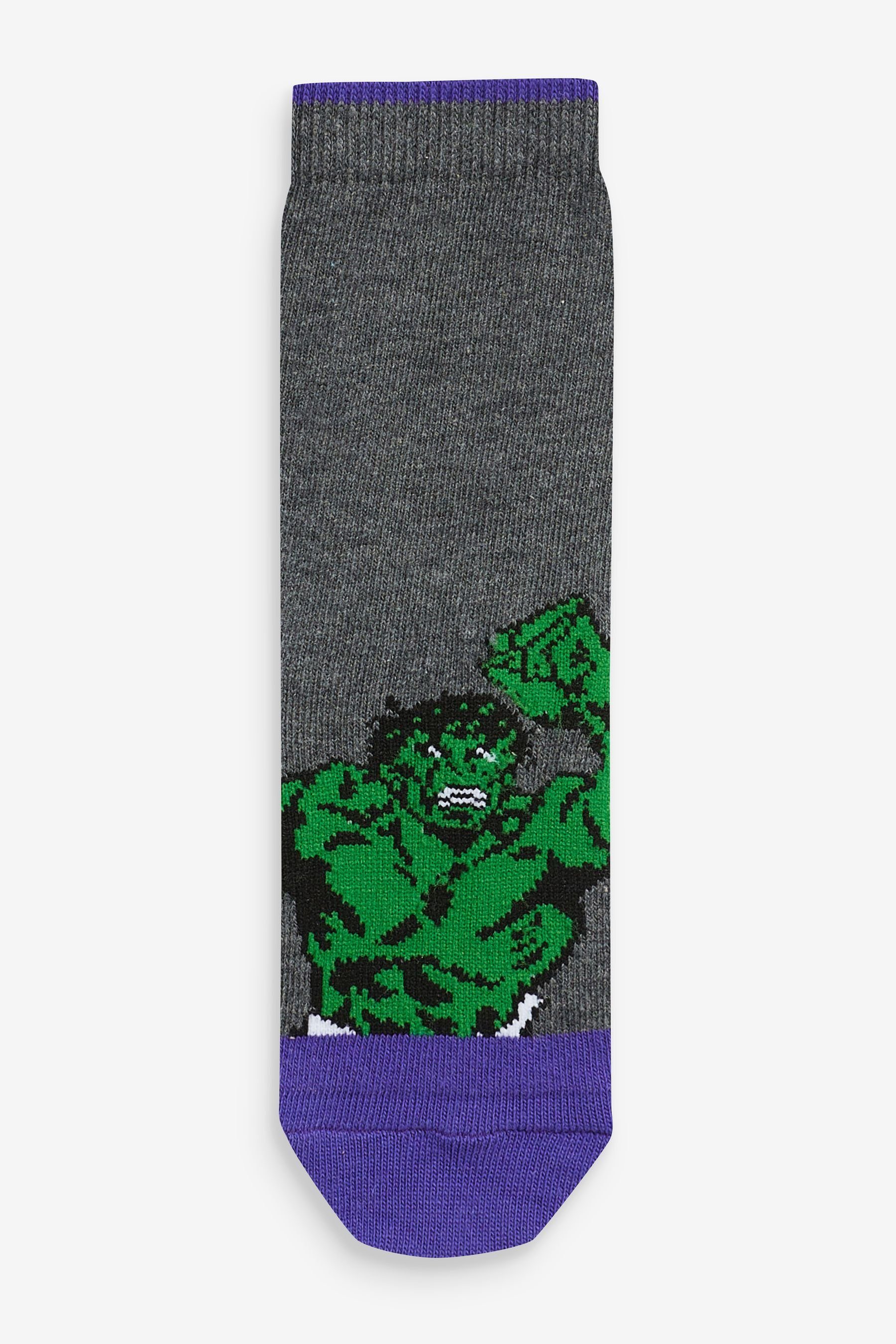 Next Kurzsocken Socken mit hohem Black Marvel Baumwollanteil, 5er-Pack (1-Paar) Avengers