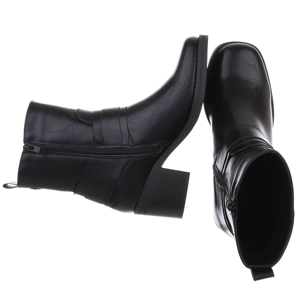 Ital-Design Damen Bikerschuhe Biker Westernstiefelette (87740282) günstig online kaufen