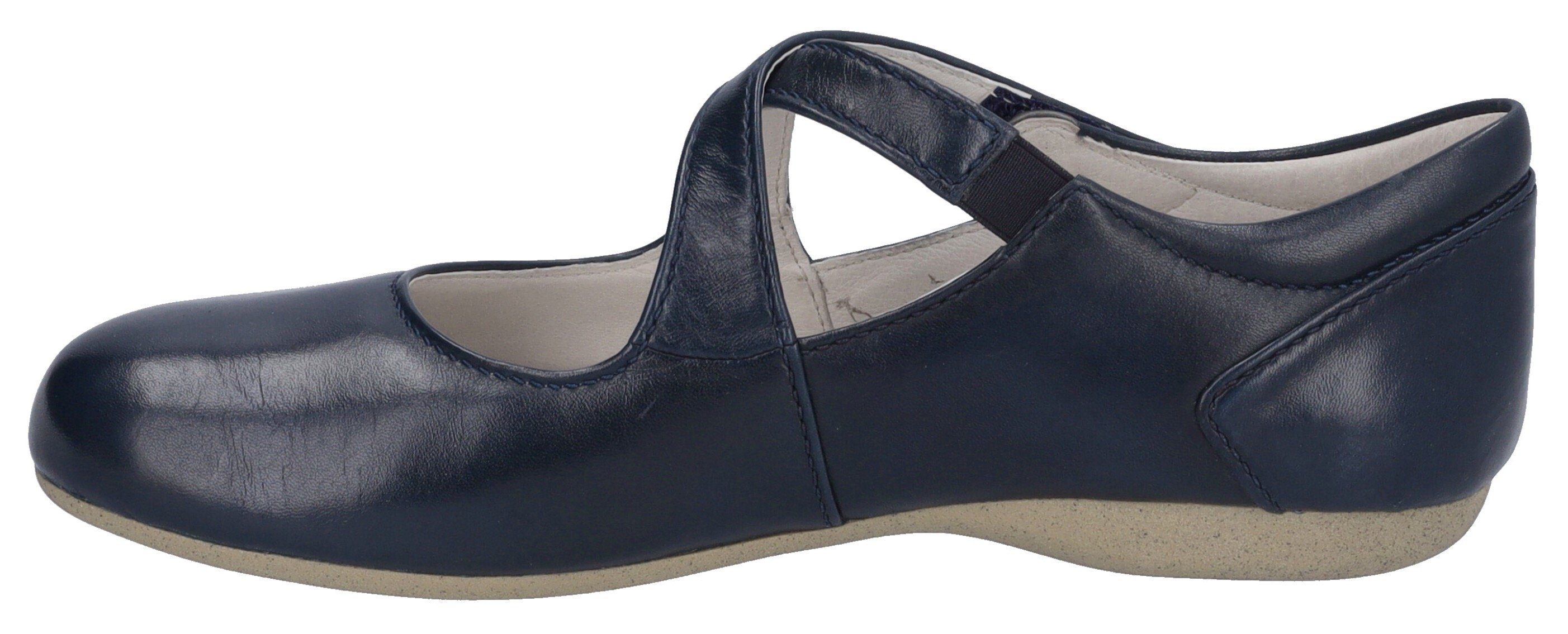 Josef Seibel Fiona 72 Riemchenballerina, Spangenschuh, Halbschuh, Festtagsschuh mit Klettverschluss