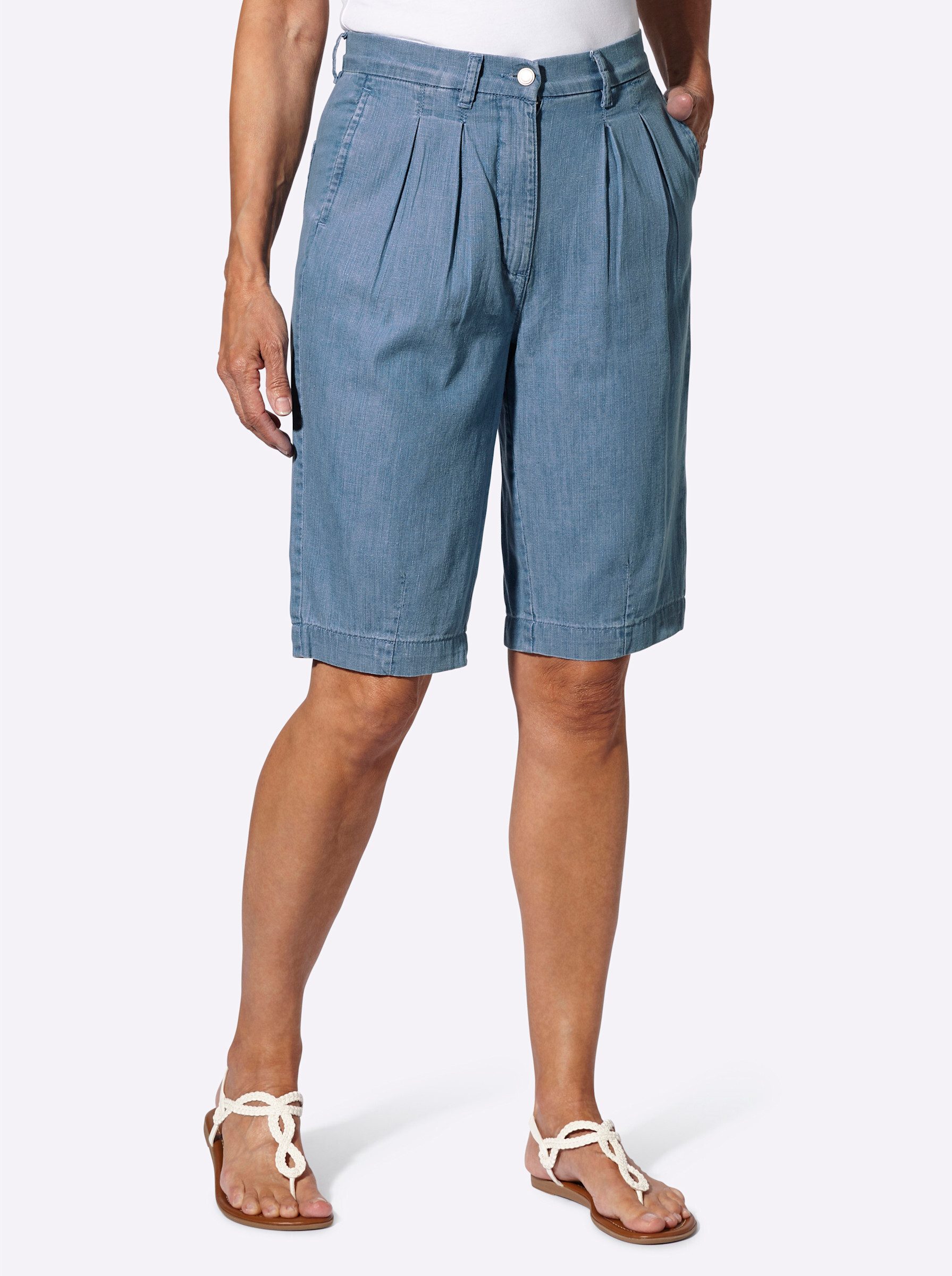Sieh an! Jeansshorts Jeansbermudas günstig online kaufen