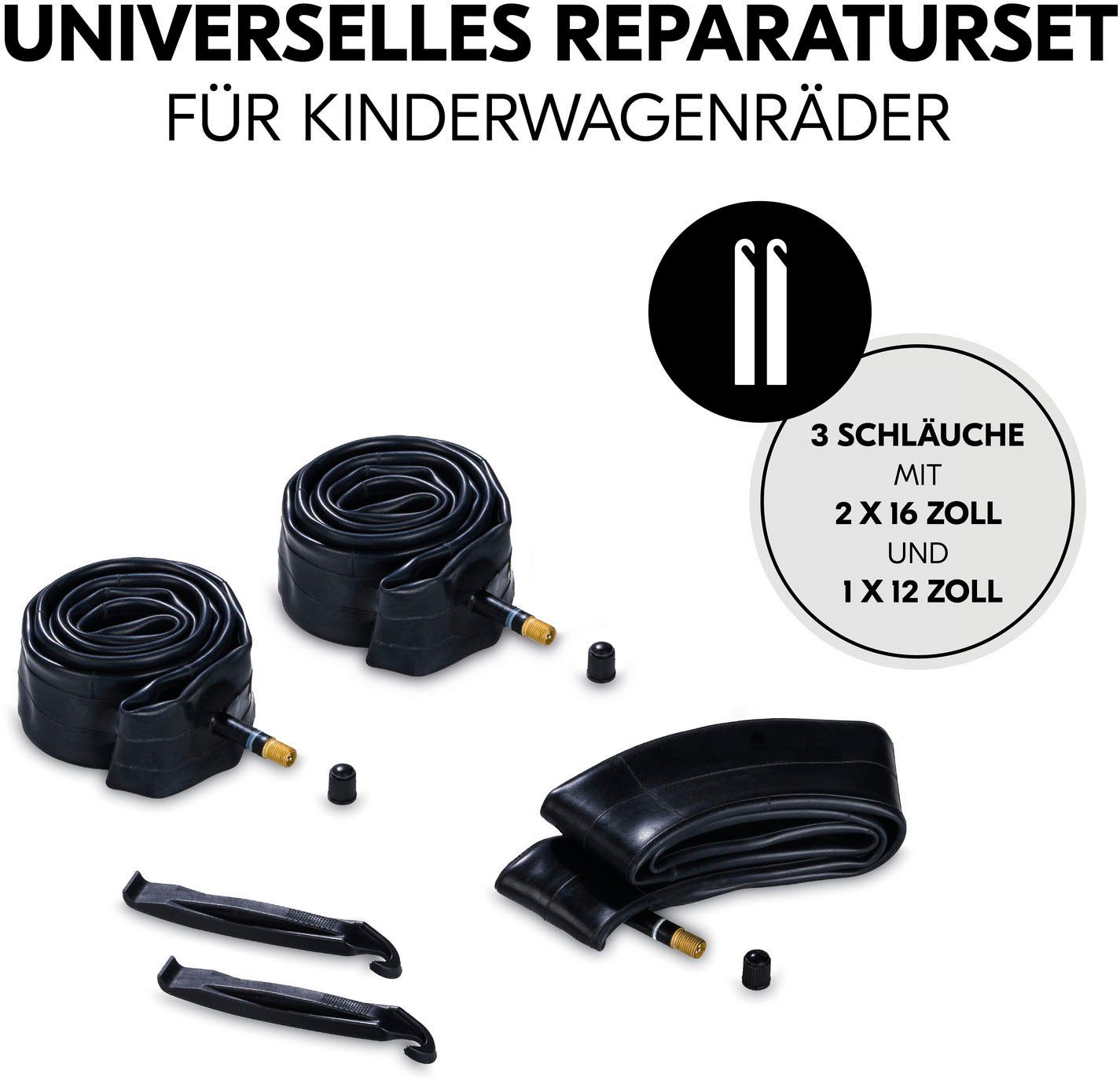 Hauck Tire Repair Kit Pushchair Repair Kit 3W, for three-wheeled buggies