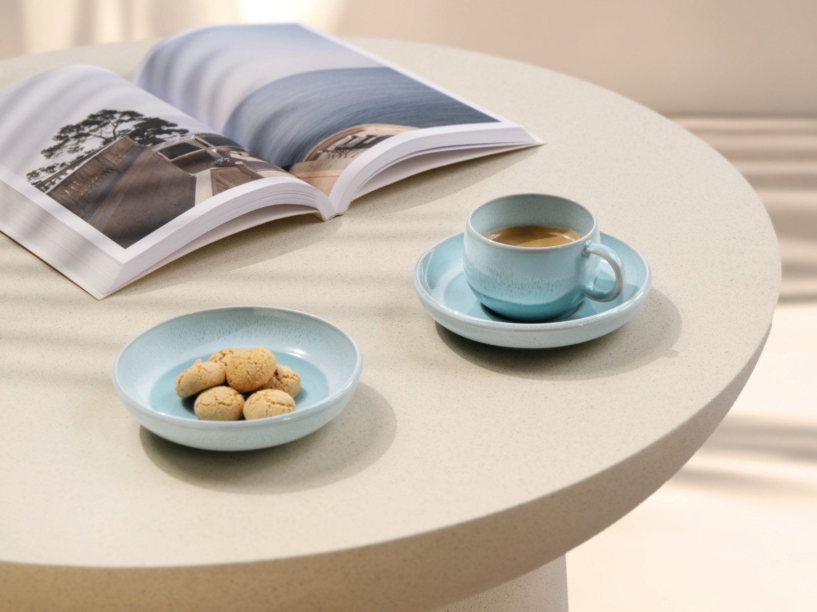 like. by Villeroy & Boch Untertasse Perlemor Aqua Espressountertasse 12cm