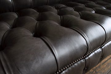 JVmoebel 3-Sitzer Chesterfield 3 Sitzer Design Luxus Sofa 100% Leder Sofort