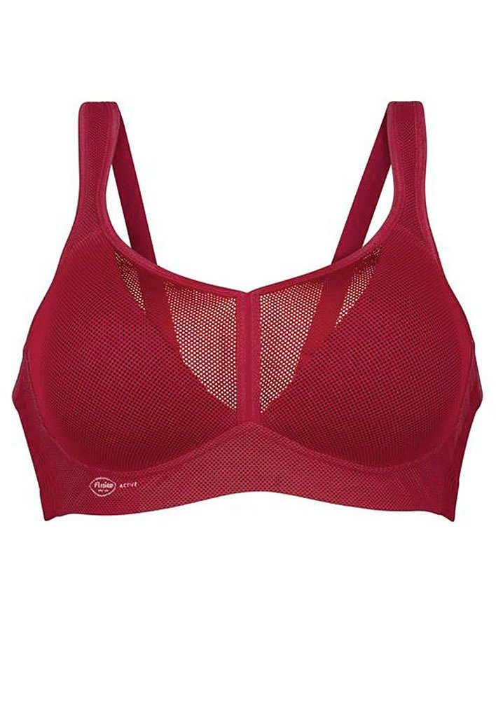 Anita Active Sport-BH Air Control ultraleichtes Außencup A-E, atmungsaktive Cup Pad lipstick im Schale, Netz Delta