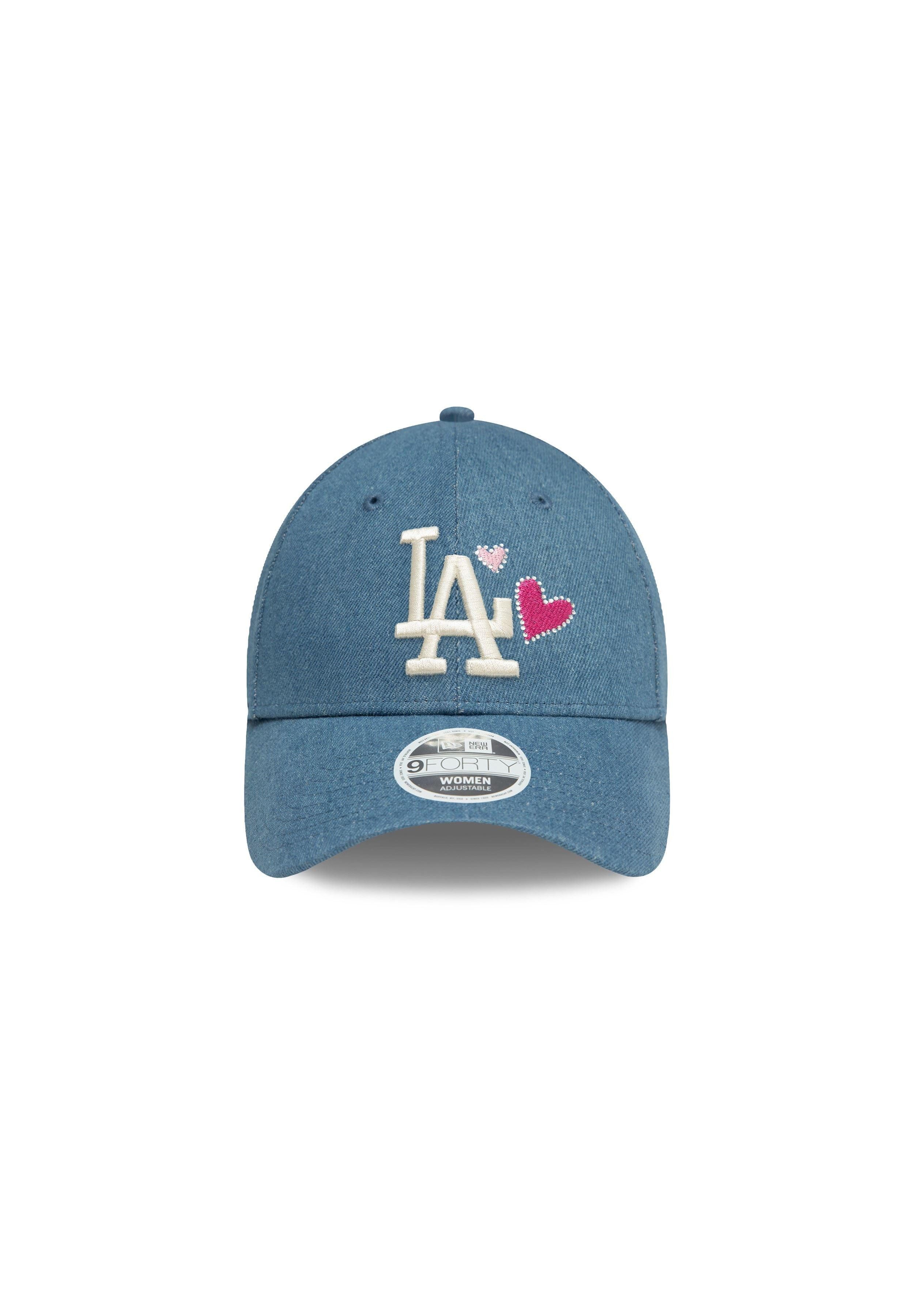 New Era Baseball Cap Los Angeles Dodgers MLB Womens Denim Icon Blau 9Forty günstig online kaufen