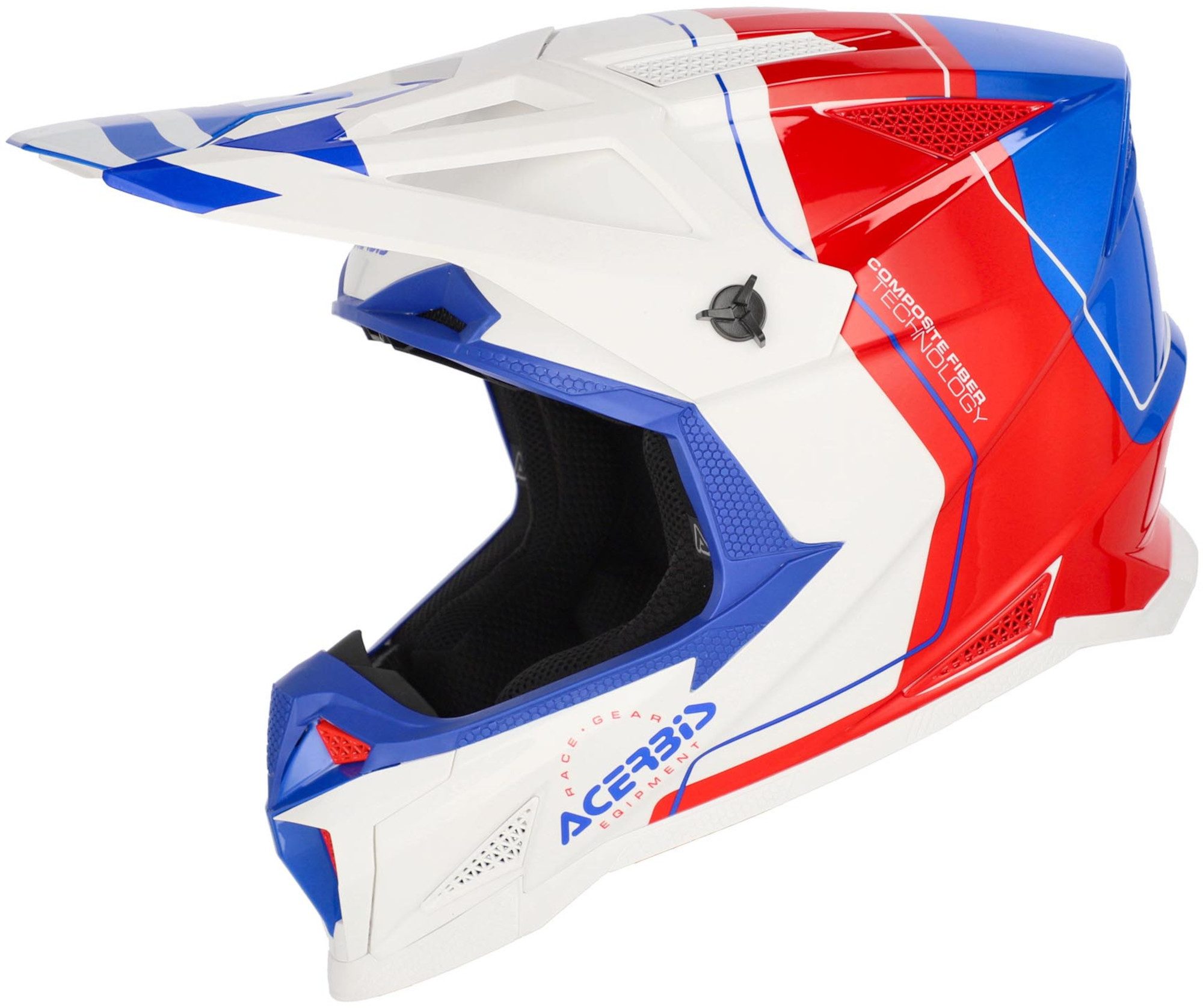 Acerbis Motocrosshelm T711 Graphic Motocross Helm, herausnehmbares Innenfutter