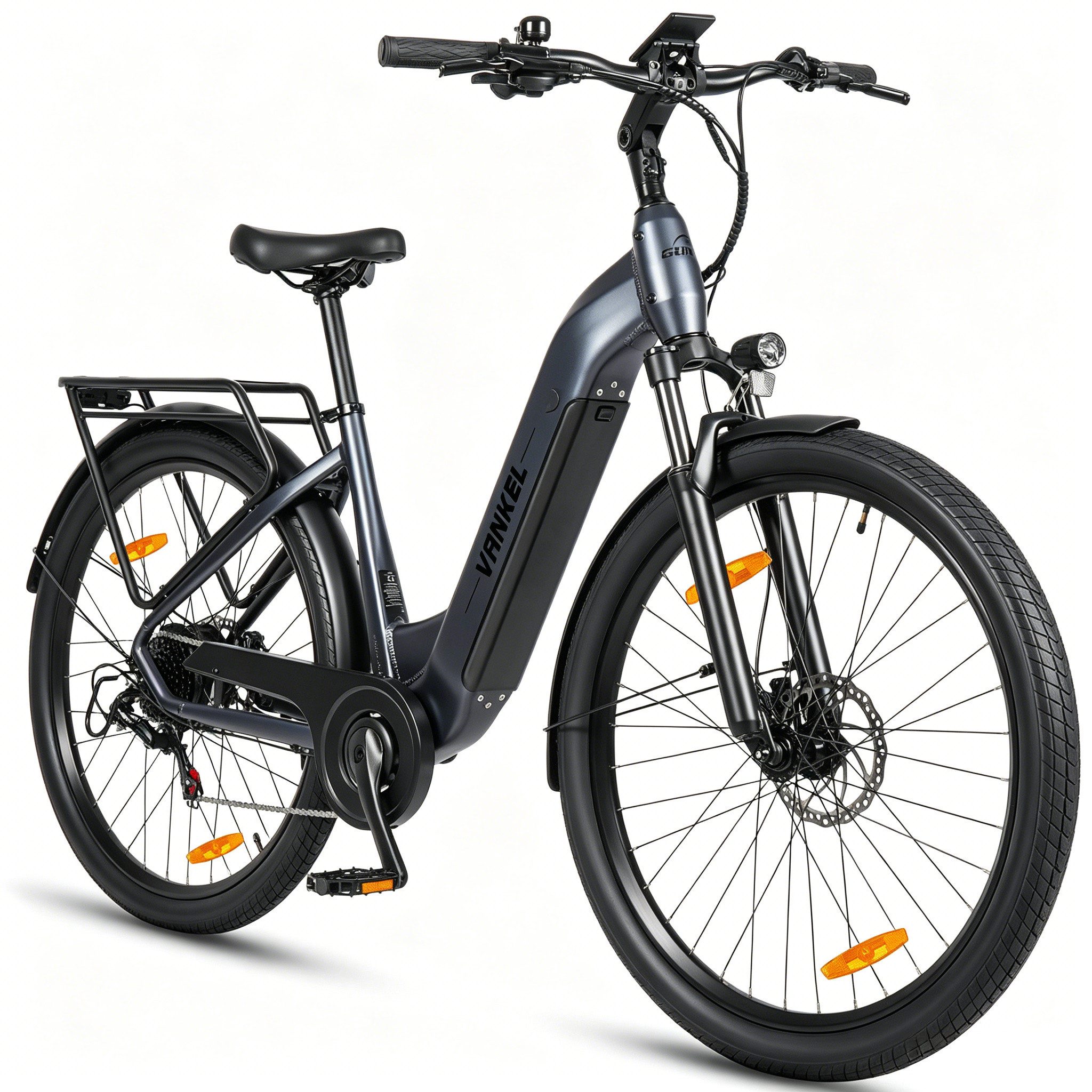 Vankel E-Bike Cityrad 26”×3,0/29”×2,4 Zoll E-Fahrrad Damen u. Herren 720 WH Pedelec 120 km, Kettenschaltung, Heckmotor, 720 Wh, Fat Mountain LG Akku All-Terrain mit Drehmomentsensor E-bikes