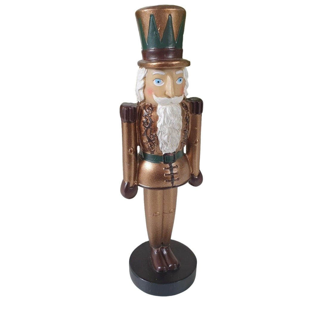 Aspinaworld Gartenfigur Deko Nussknacker Figur, Weihnachts Dekoration 14,5 cm - Christmas Deko