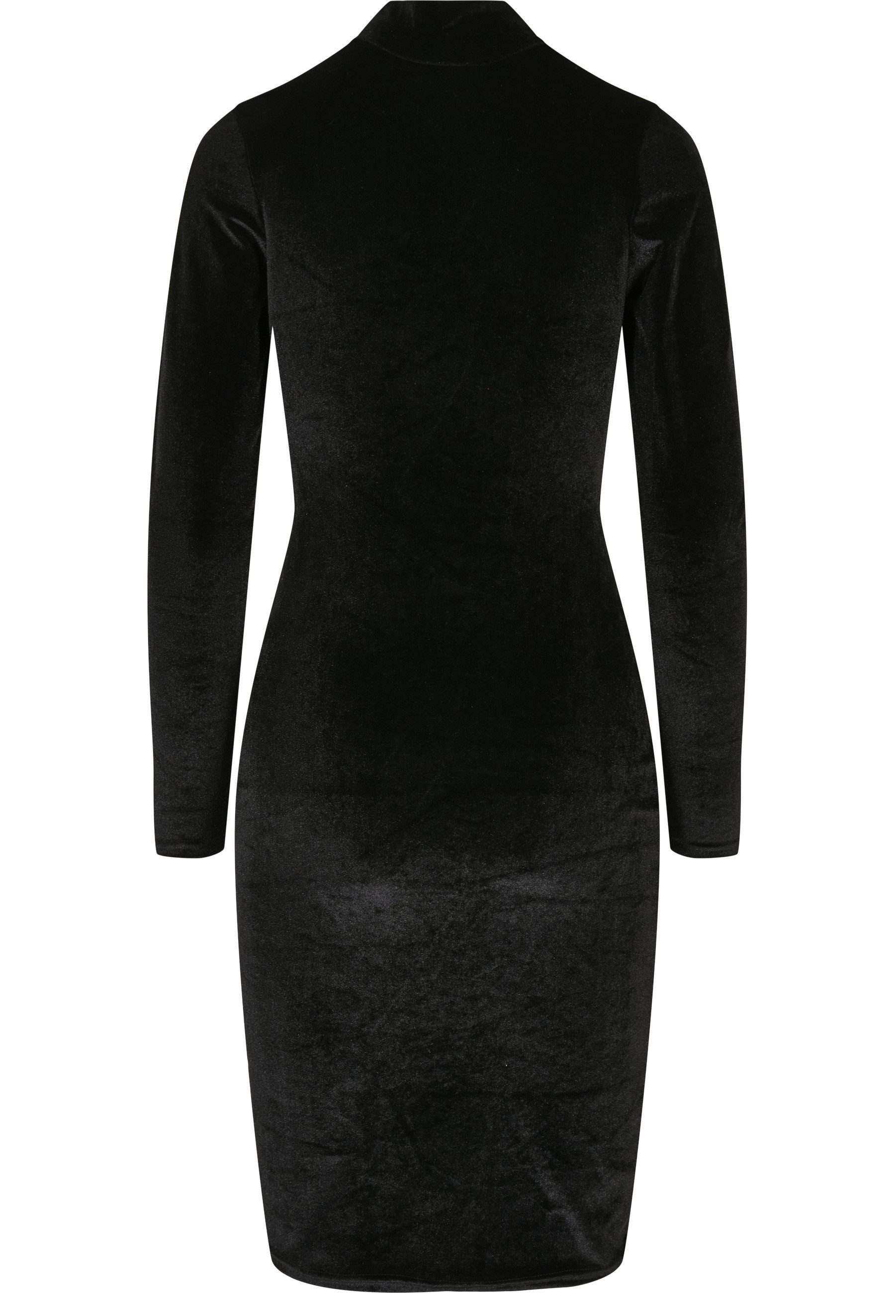 URBAN CLASSICS Shirtkleid Urban Classics Damen Ladies Velvet Turtle Neck Dr günstig online kaufen