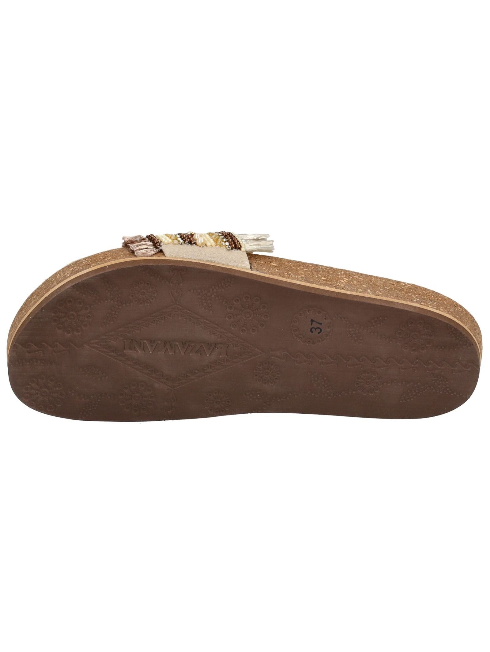 Lazamani Lazamani Pantoletten Leder Pantolette