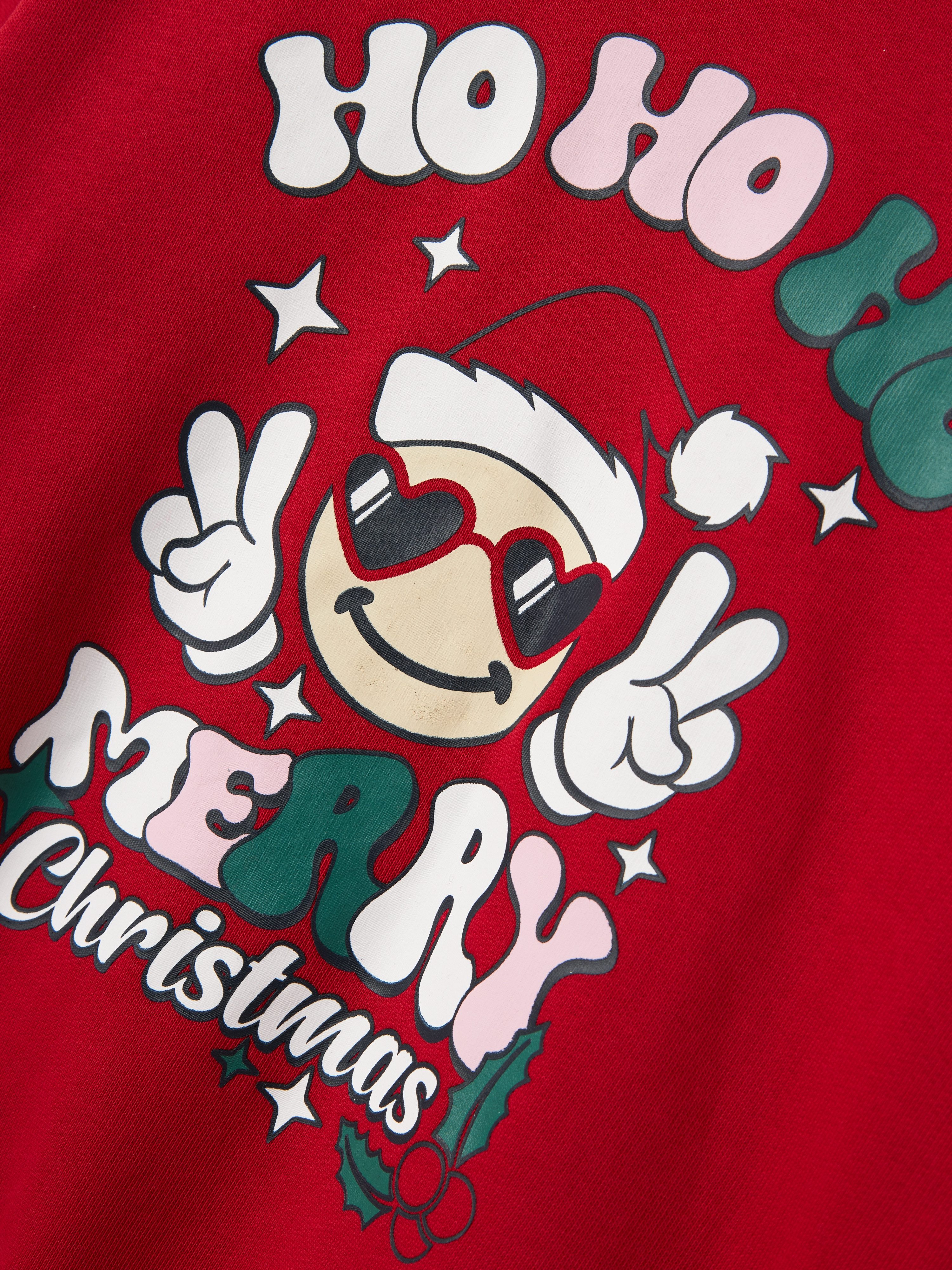 Name It Sweatshirt NKFVISMAS LS NREG SWEAT BRU – Bild 4 von 4