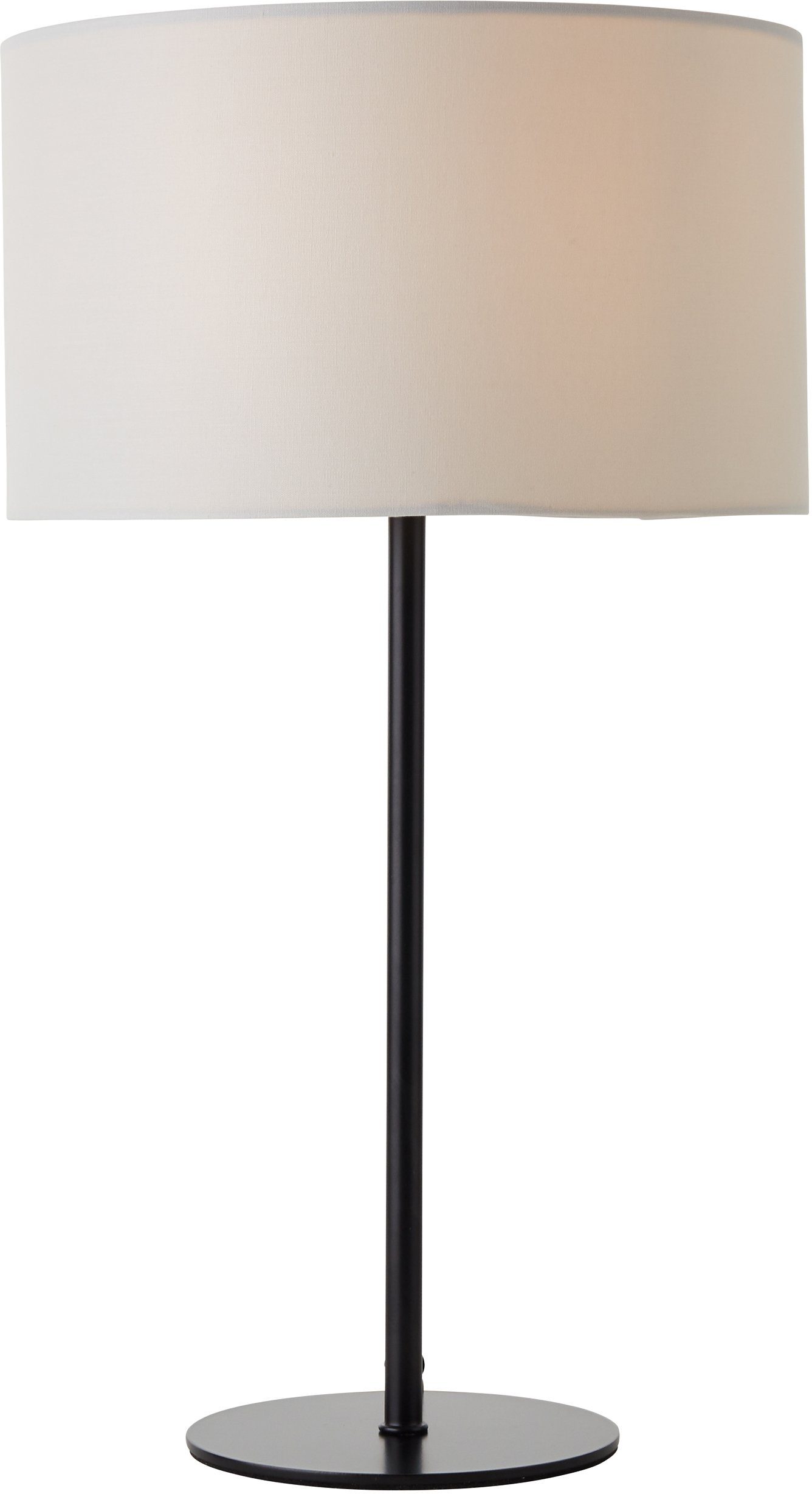 Places of Style Tischleuchte hellbeige ohne Ø Leuchtmittel, mit Textilschirm Tischlampe Schreibtischlampe 20cm Elijah