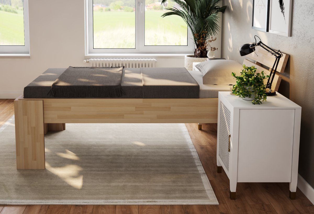 bv-vertrieb Bett Komfortbett Holzbett Senioren-Bett Buche günstig online kaufen