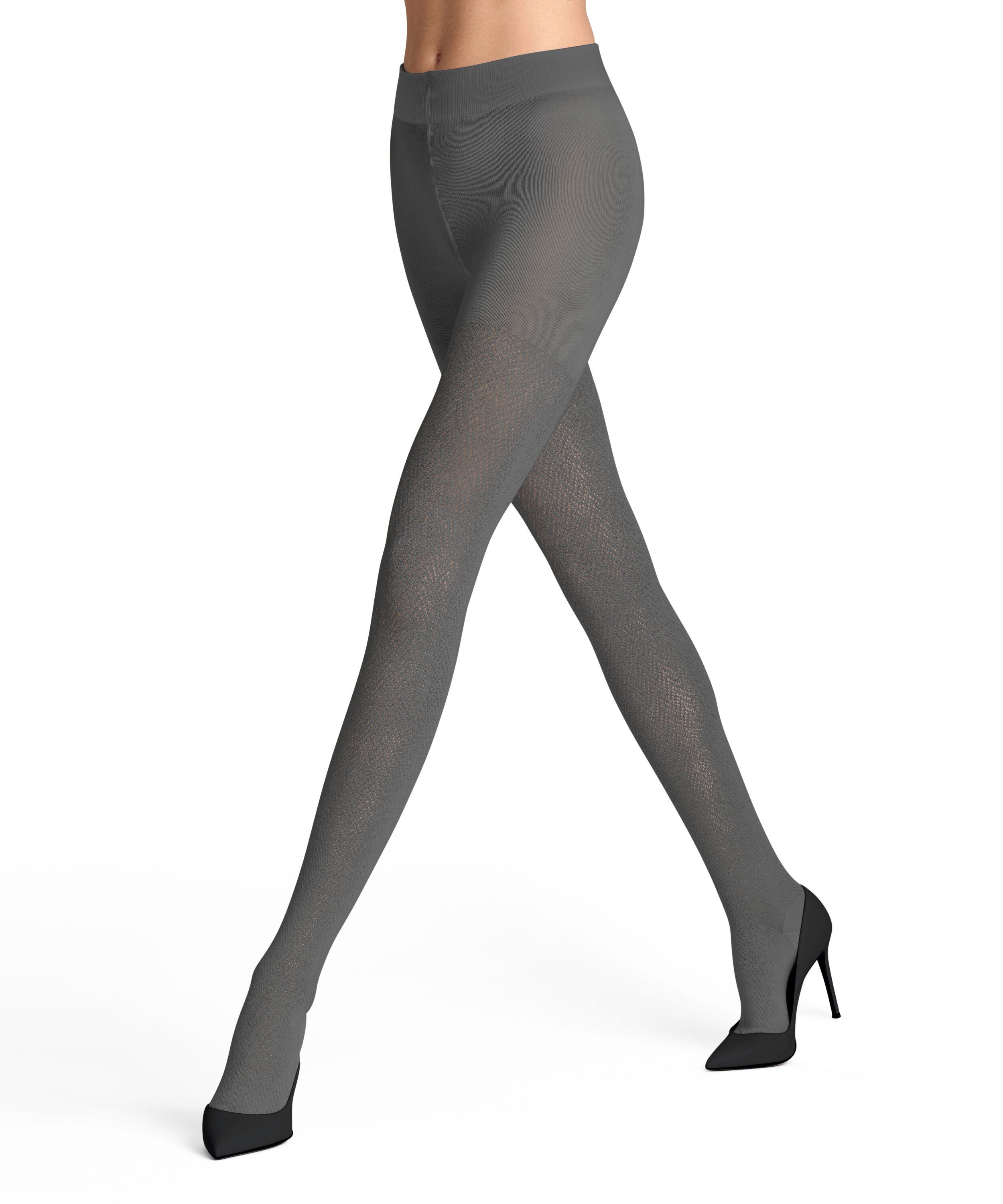 FALKE Strickstrumpfhose Fable Estate (1 St) mit Schurwolle