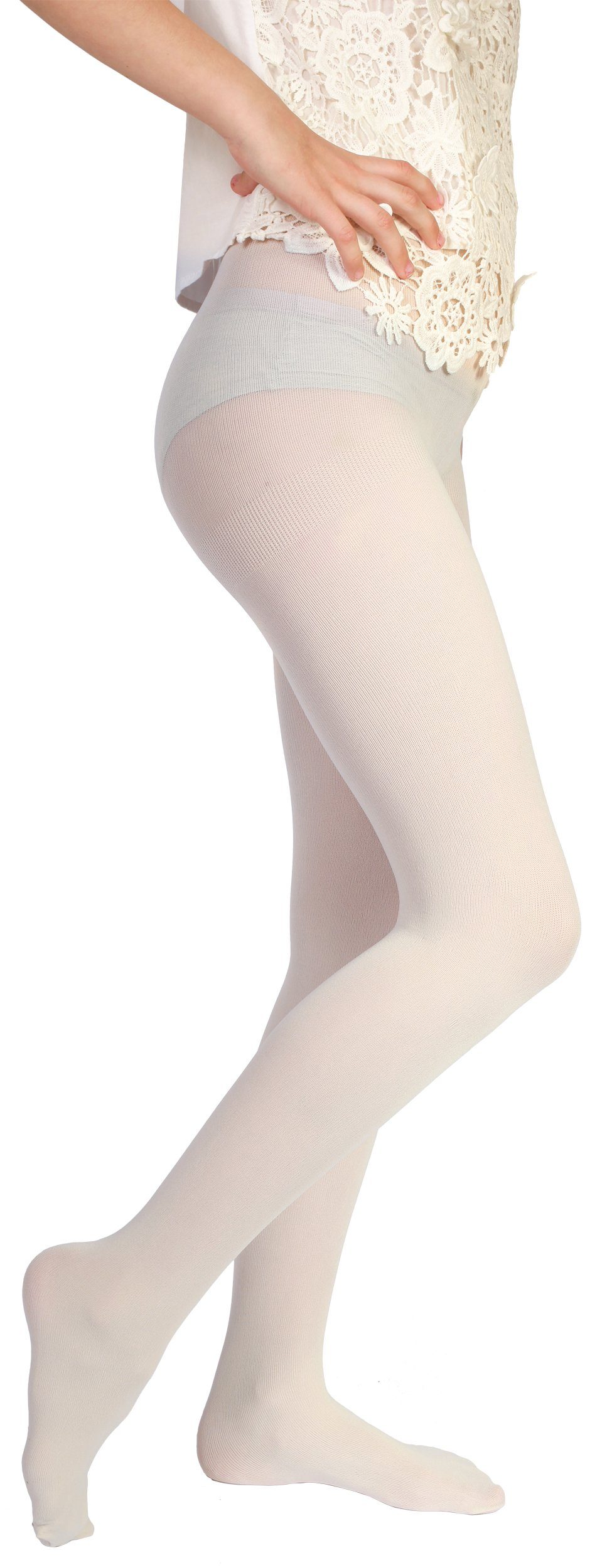 GIULIA Feinstrumpfhose Kinder Mädchen Strumpfhose 80 Den aus Microfaser 3D Tanzen Ballett 80 DEN (1 St)