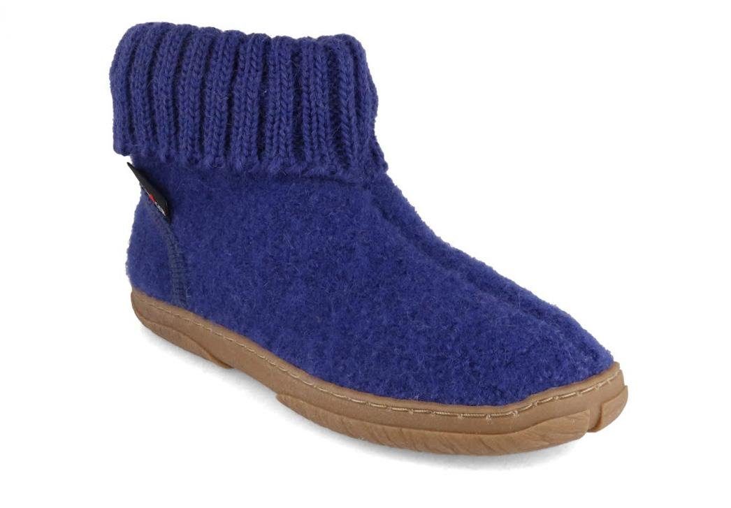 Haflinger Hüttenschuhe Toni, ink, jungen, winter Hausschuh temperaturregulierend