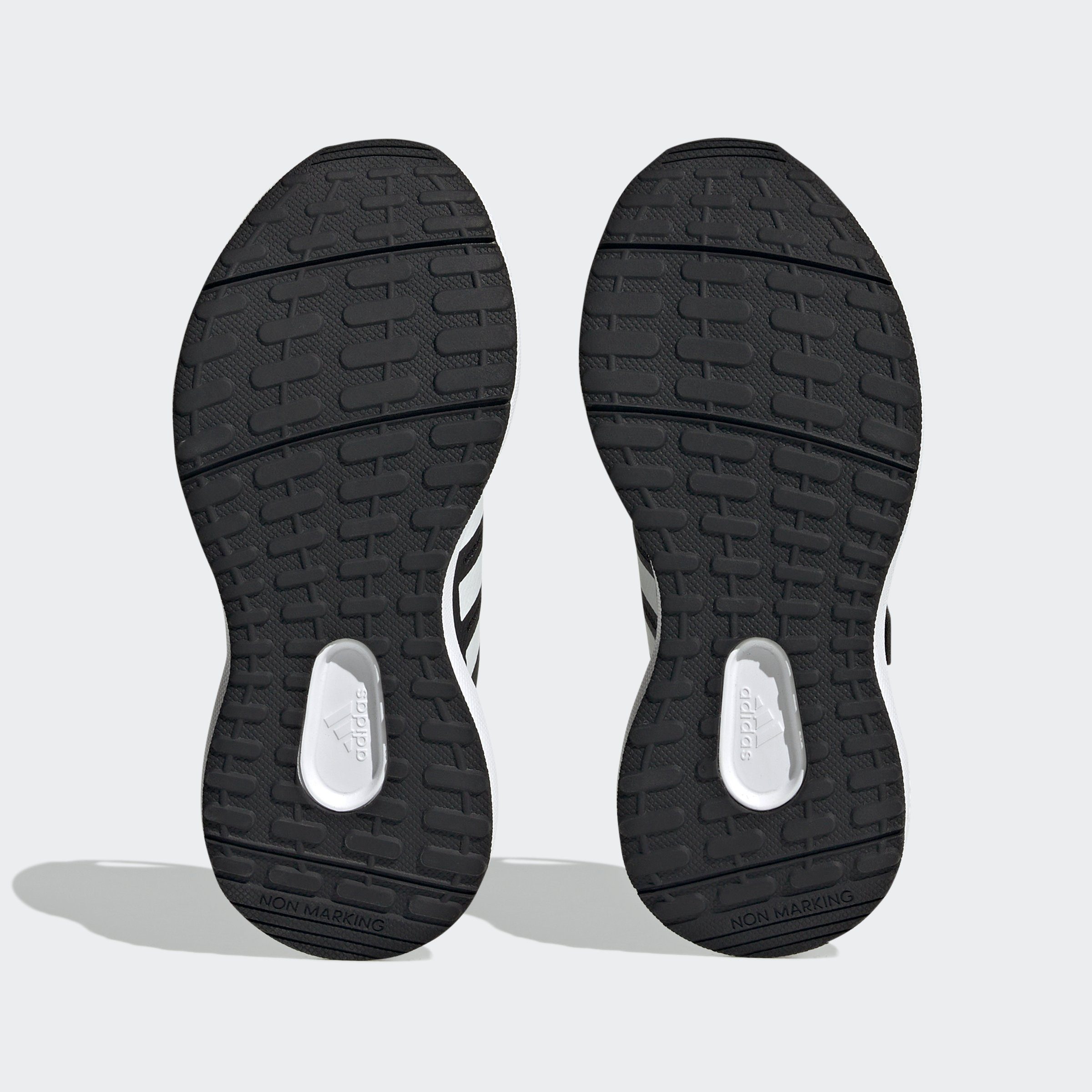 adidas Sportswear Cloud STRAP / FORTARUN White 2.0 Core Black CLOUDFOAM / Sneaker TOP ELASTIC Black Core LACE