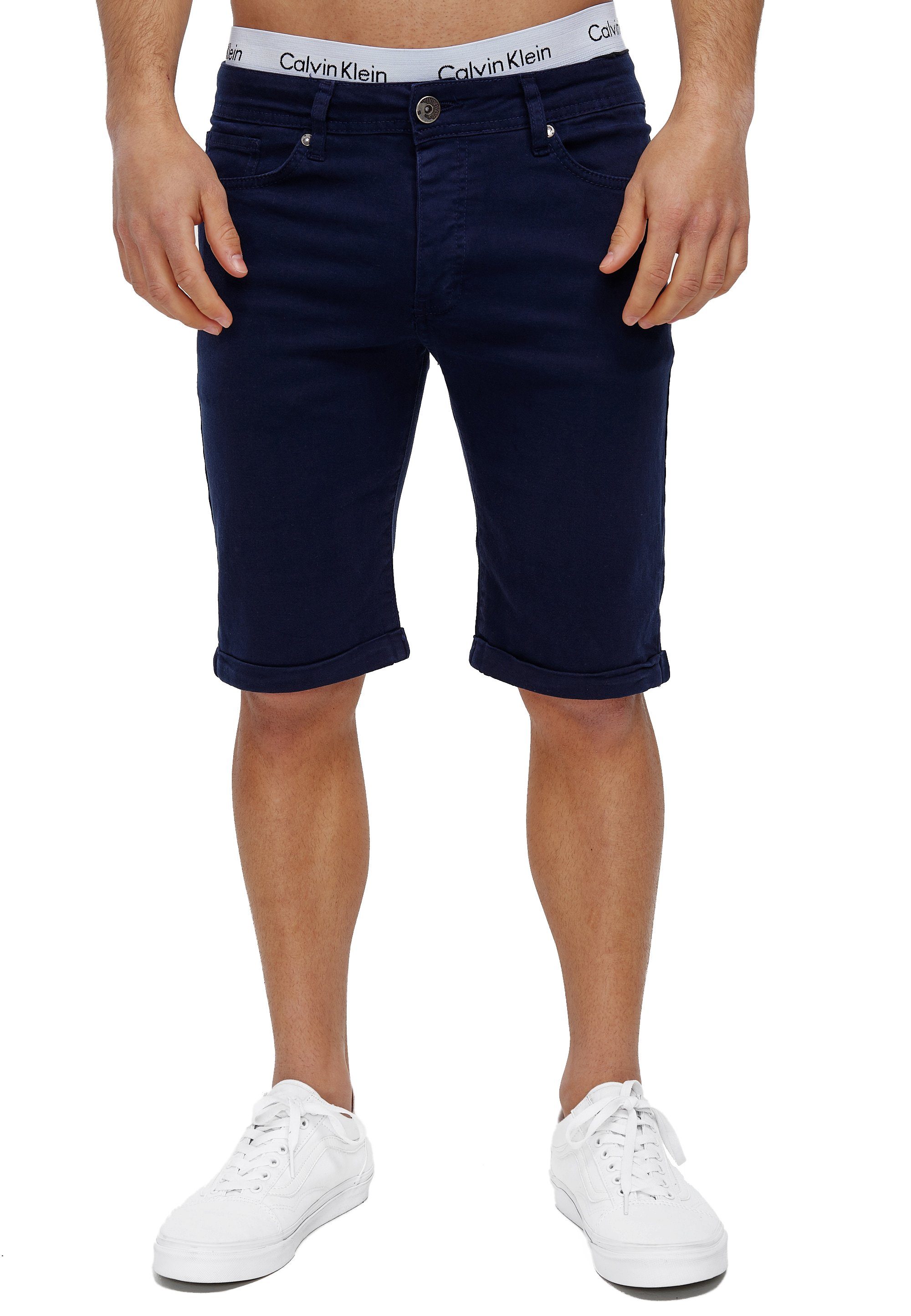 Bermudas OneRedox Sweatpants, Shorts 1-tlg., (Kurze Hose Fitness SH-3422 Navy Casual modischem Freizeit im Design)