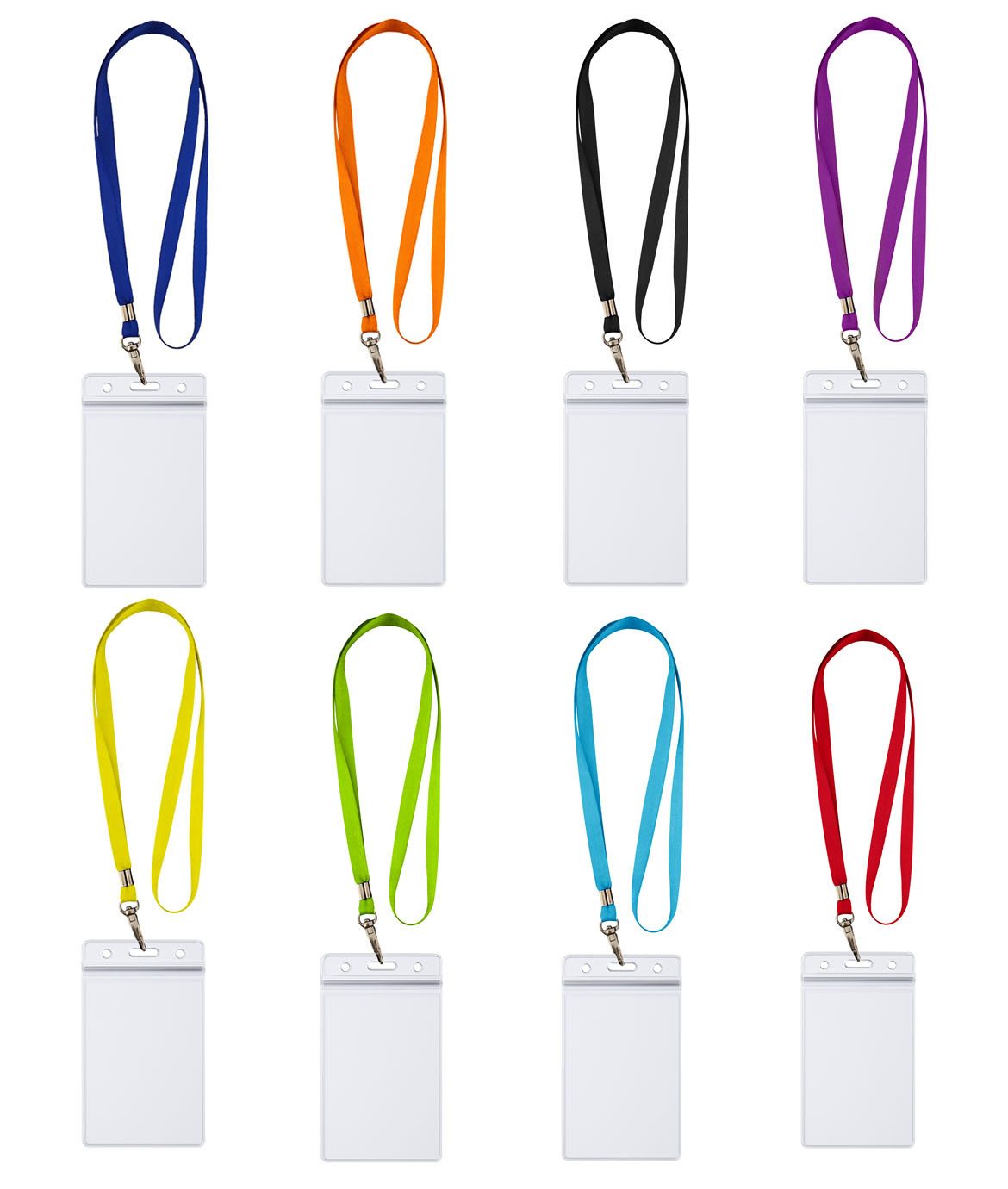 WEBBOMB Schlüsselanhänger 10x Ausweishalter ZIP Kartenhalter horizontal /ve günstig online kaufen