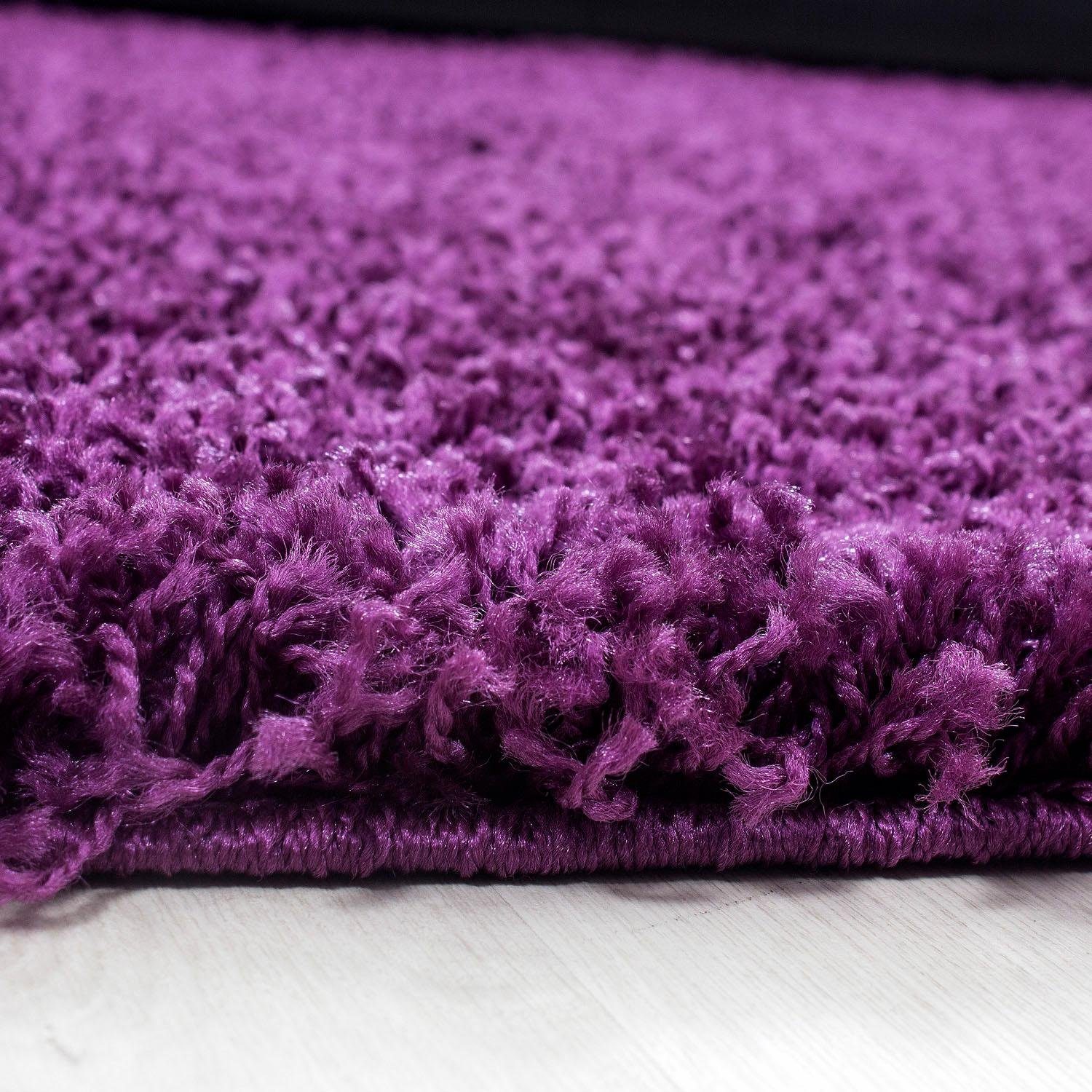 Ayyildiz Teppiche Hochflor-Teppich Life Shaggy 1500, rund, Höhe: 30 mm, auch in rechteckig, Wohnzimmer, Langflor, große Farbauswahl
