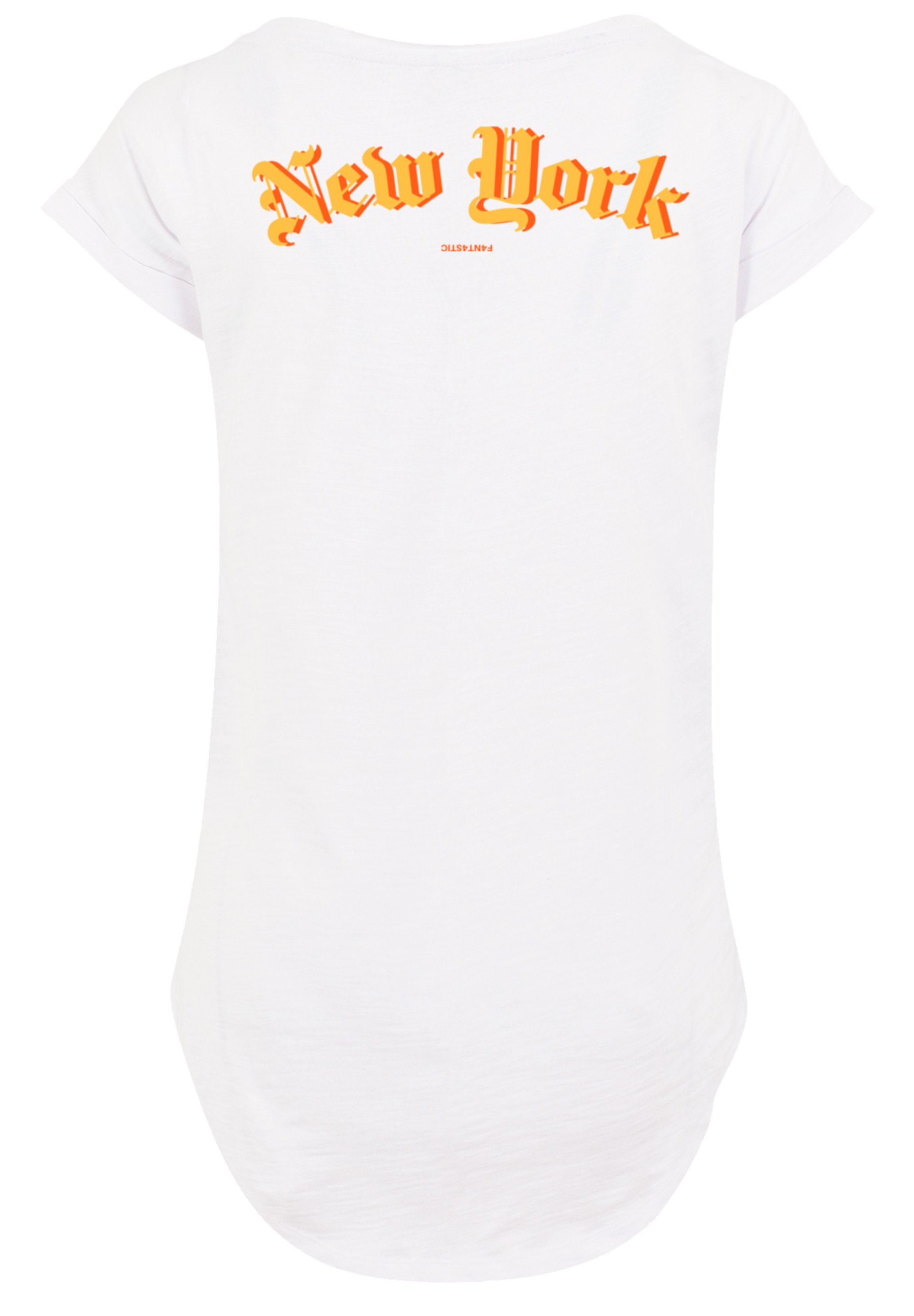 F4NT4STIC T-Shirt PLUS SIZE New York Print, Sehr weicher Baumwollstoff mit  hohem Tragekomfort