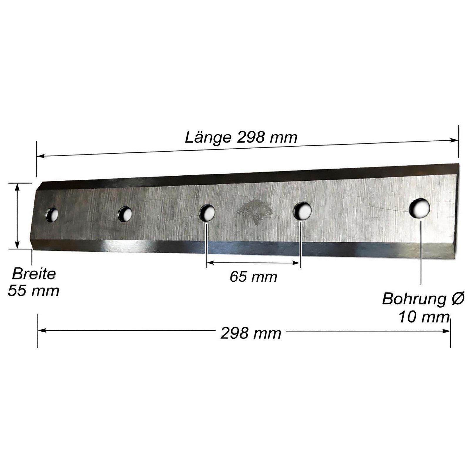 Forest Master Häckslermesser Wende Messer für Häcksler FM18DD 18DD-018 (2-St), wendbare Messer – beidseitig geschliffen