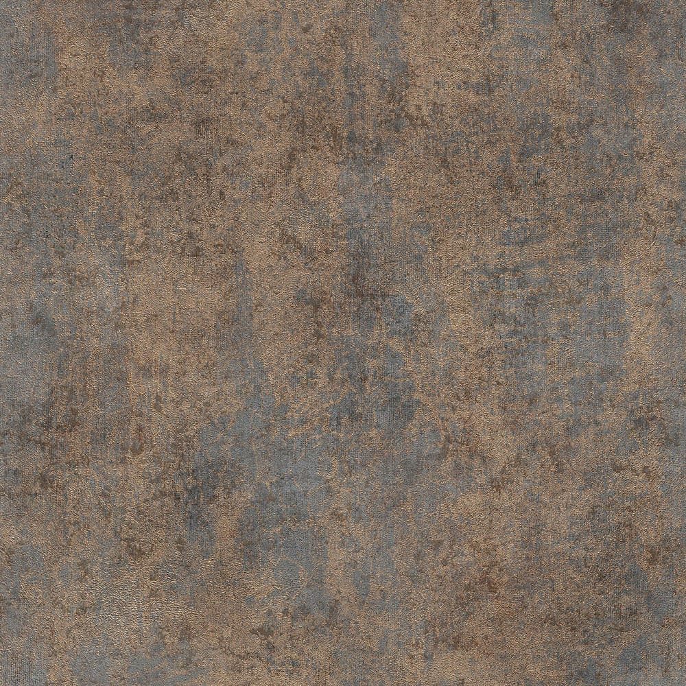 Erismann Vliestapete Shabby Betonoptik Patina Grau Gold Metallic 10438-38 Elle Decoration