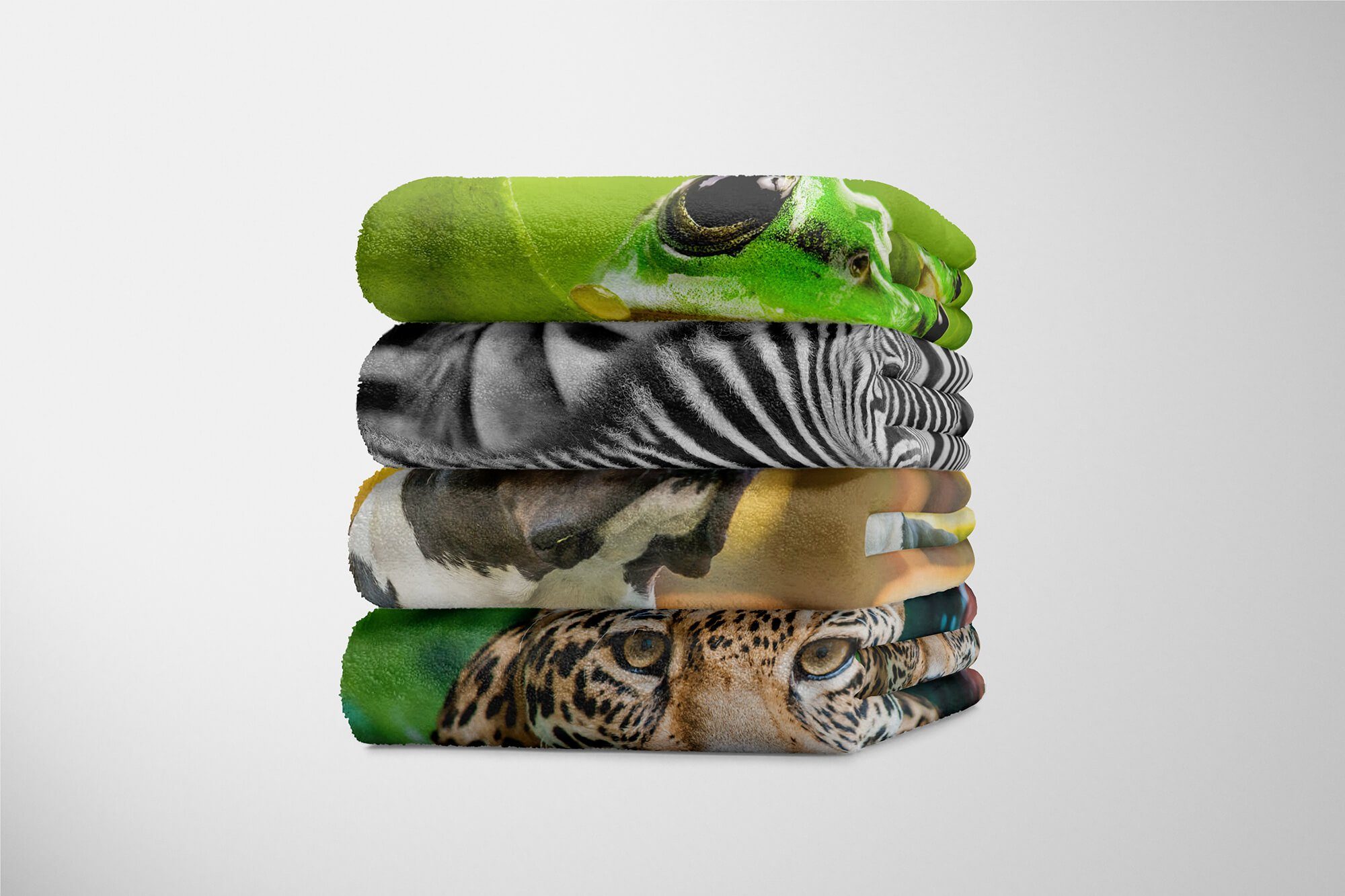 Bull, Kuscheldecke Baumwolle-Polyester-Mix Handtuch Saunatuch Handtücher Art (1-St), American Handtuch Tiermotiv Sinus mit Pit Strandhandtuch