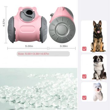 Rutaqian Tier-Intelligenzspielzeug Rolling Feeder Hundespielzeug, langsamer Futterspender, interaktives Hundespielzeug, für kleine, mittelgroße und große Hunde