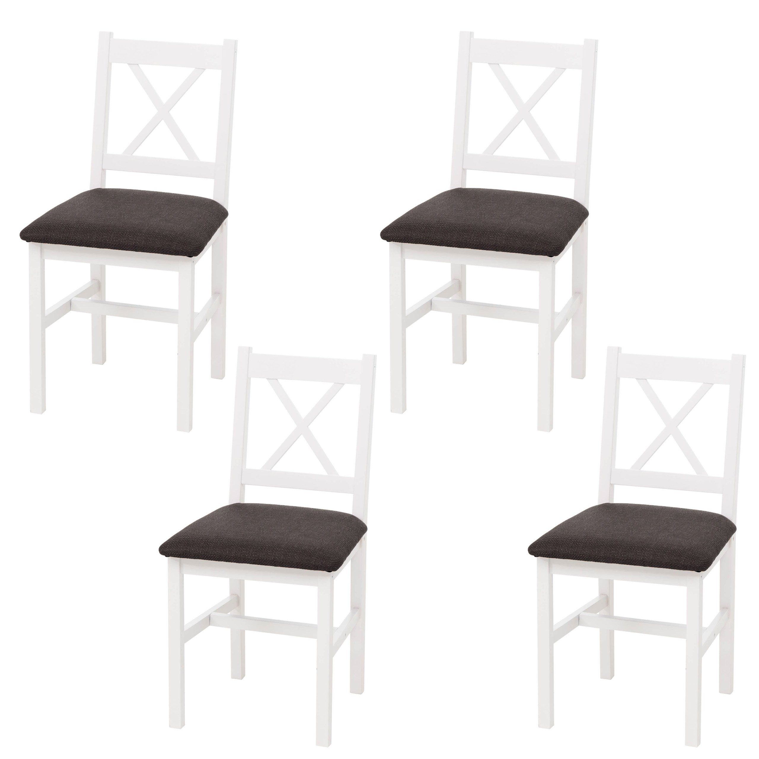 MCW Esszimmerstuhl MCW-F77-S4 (Set, 4 St), Stabile Konstruktion, Massives Holz