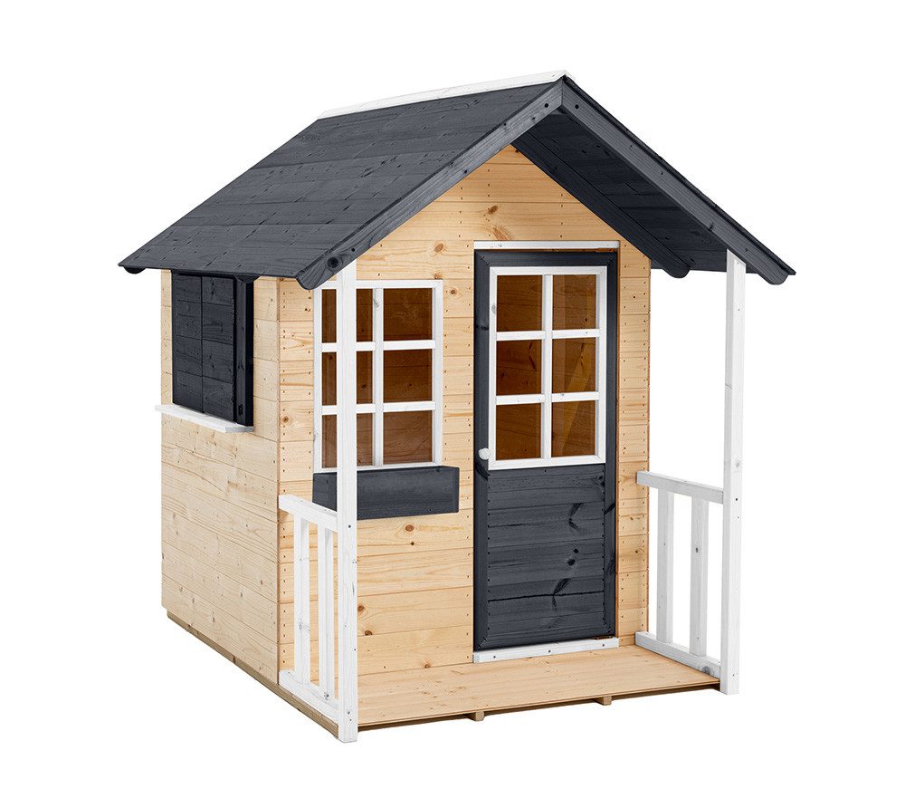 Zwerkules Spielhaus Holli, Einfach zusammengebaut, Altersempfehlung ab 18 M., LxBxH 137x121x140cm