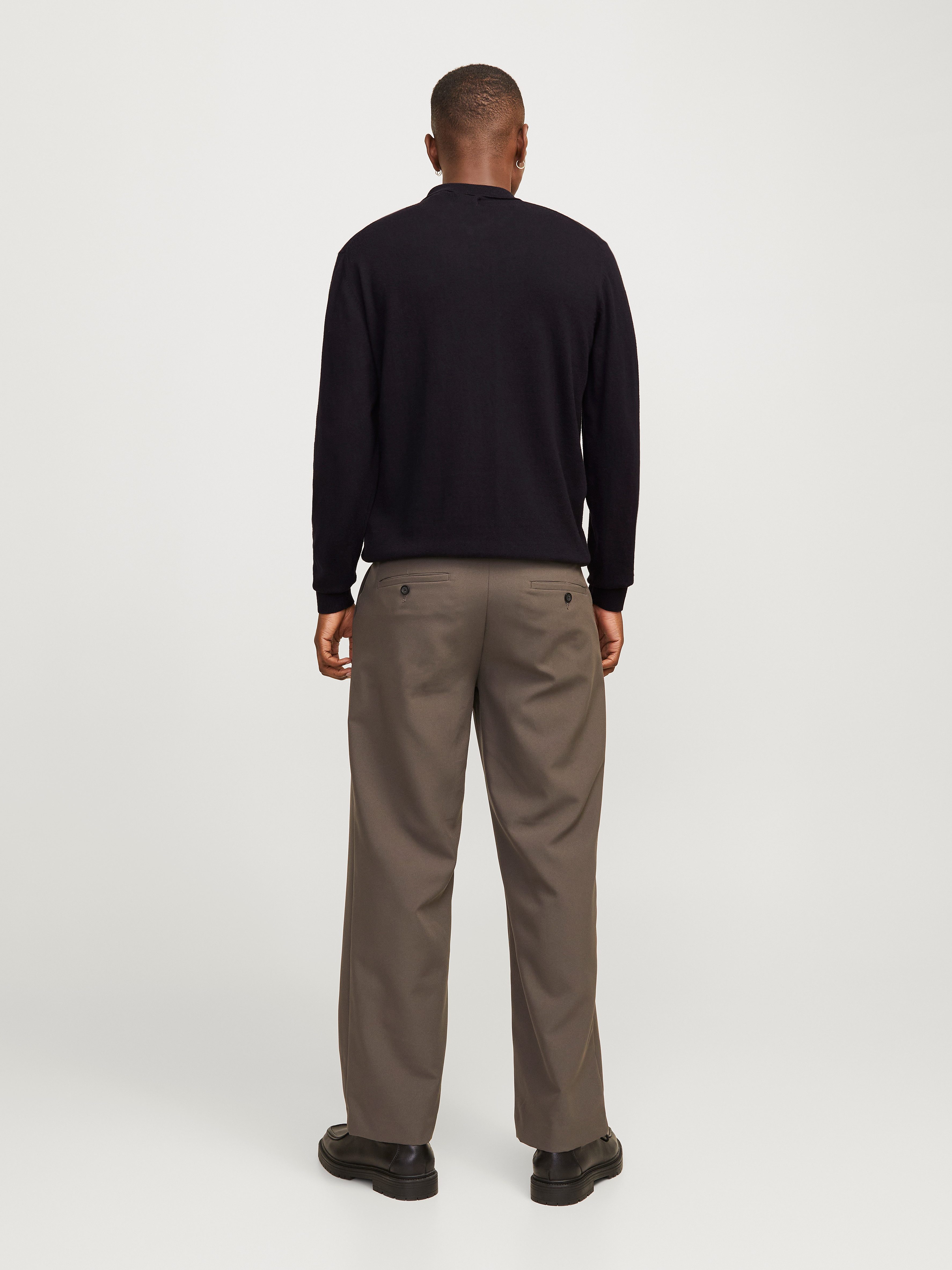 Jack & Jones Polokragenpullover JJEEMIL KNIT POLO HALF ZIP LS NOOS mit Polo Kragen