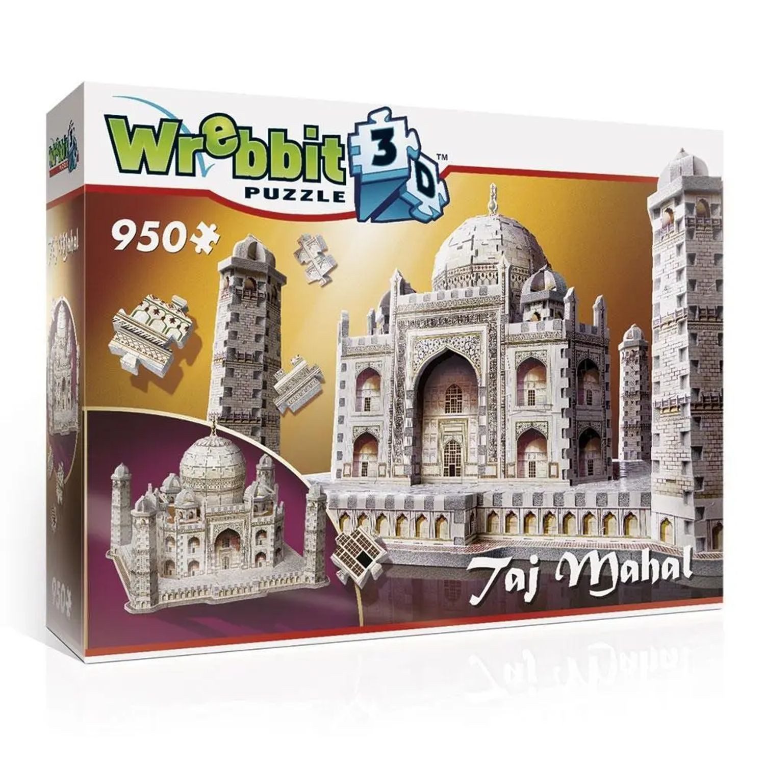JH-Products Puzzle TAJ MAHAL - 3D-PUZZLE Wrebbit, Puzzleteile