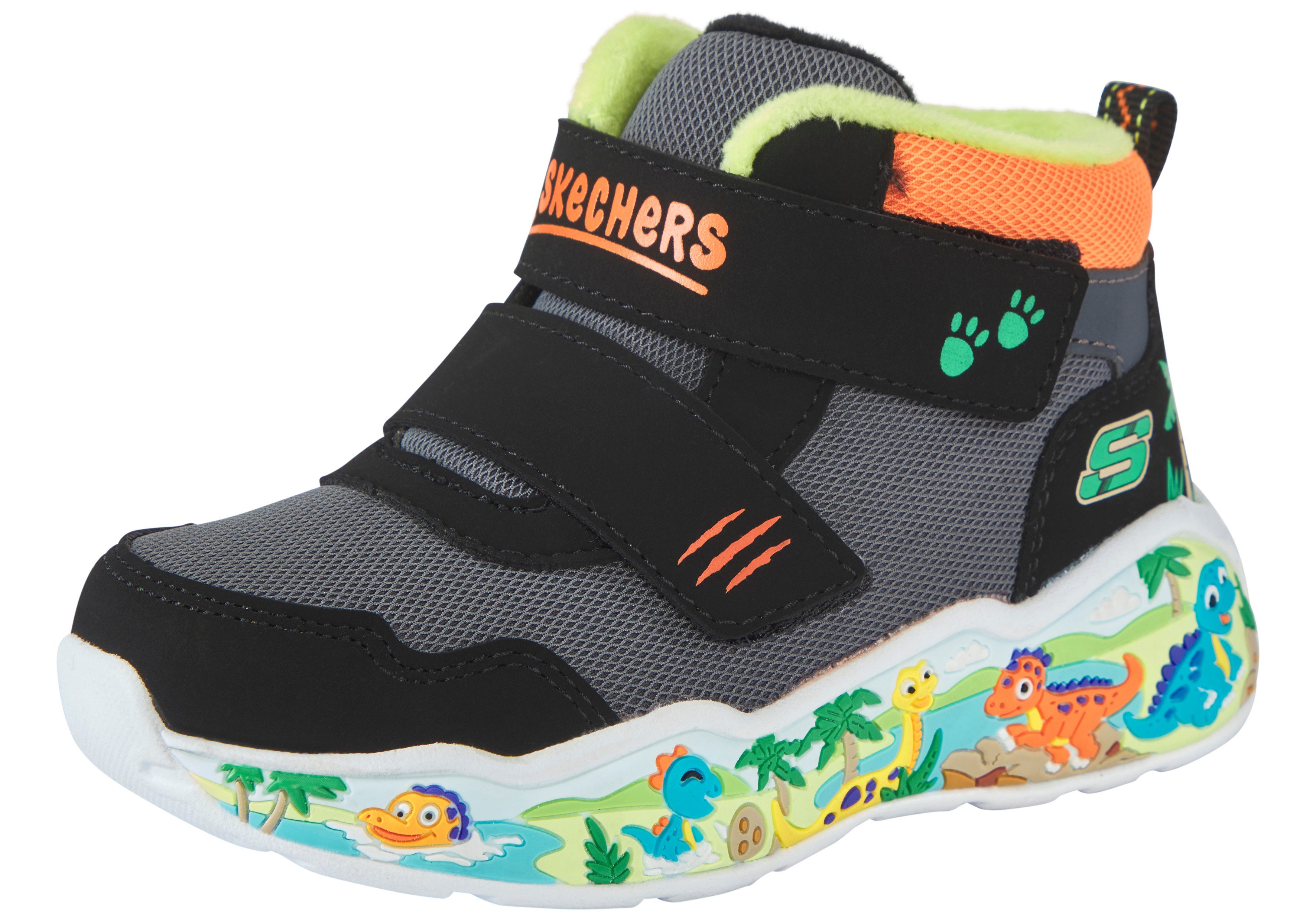 Skechers PLAY SCENE Winterstiefel Klettboots mit Warmfutter, Größenschablone zum Download