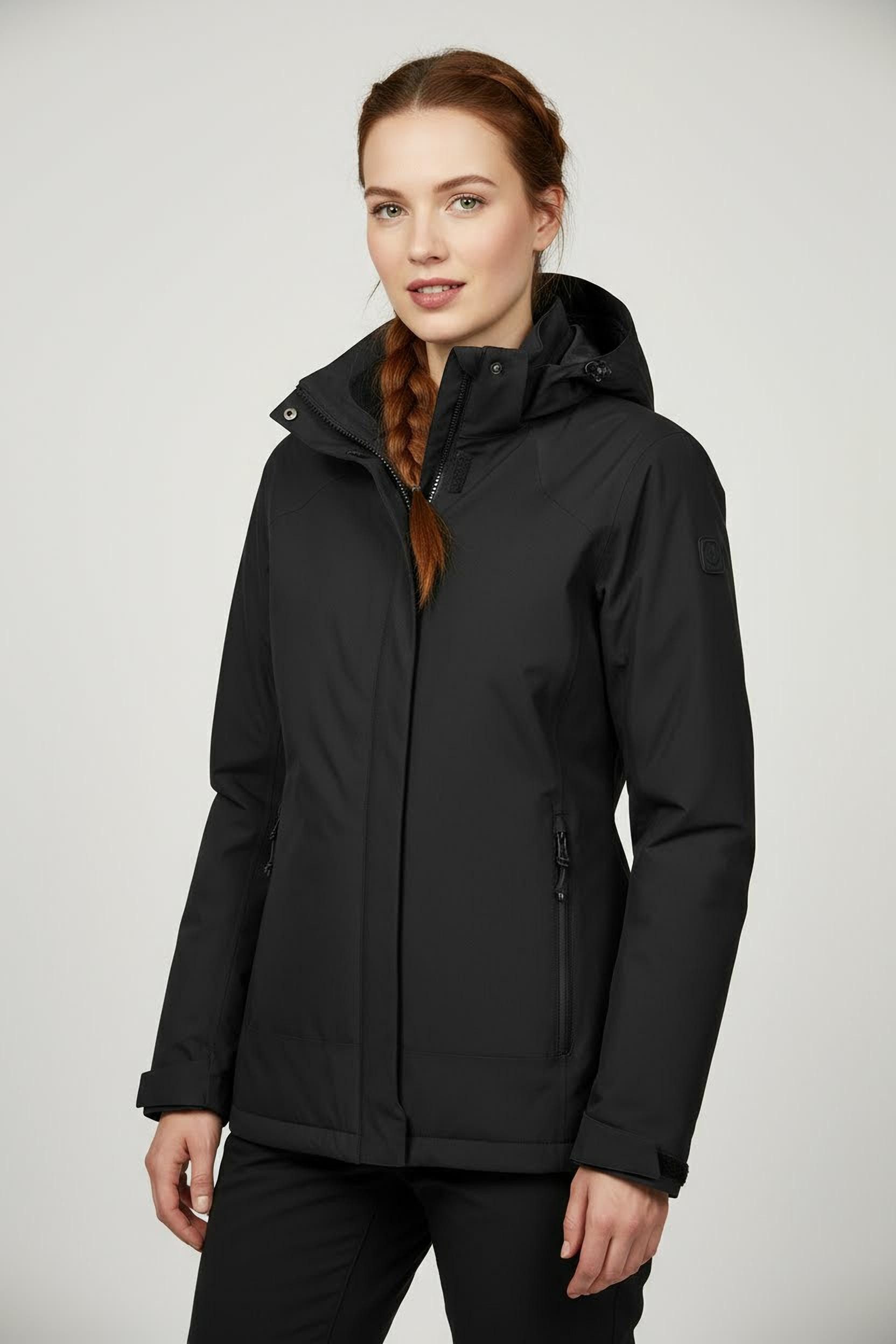 Killtec Outdoorjacke KOW 250 WMN JCKT mit individuell anpassbarer und abnehmbarer Kapuze, atmungsaktiv