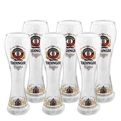 Ritzenhoff & Breker Bierglas Erdinger Weizenbiergläser 500 ml 6er Set, Glas