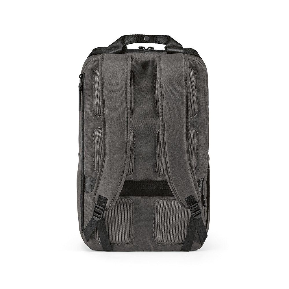 CABBEL Rucksack Rucksack 18L Laptopfach Trolley nachhaltig rPET 0,88kg leicht robust (Rucksack, 1-tlg., Einzelartikel), Grau, recyceltes Polyester, 98,9% rPET, 29x45x15cm, leicht, 18L